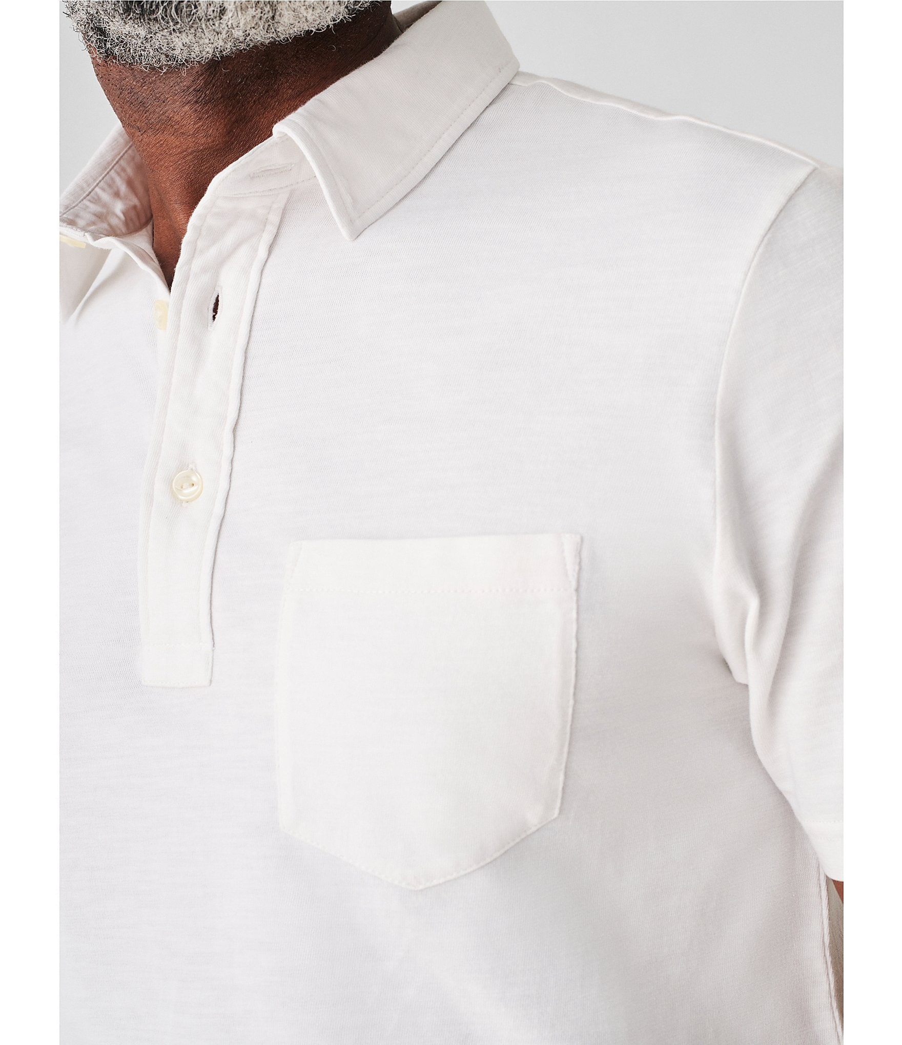 Faherty Sunwashed Short-Sleeve Polo Shirt