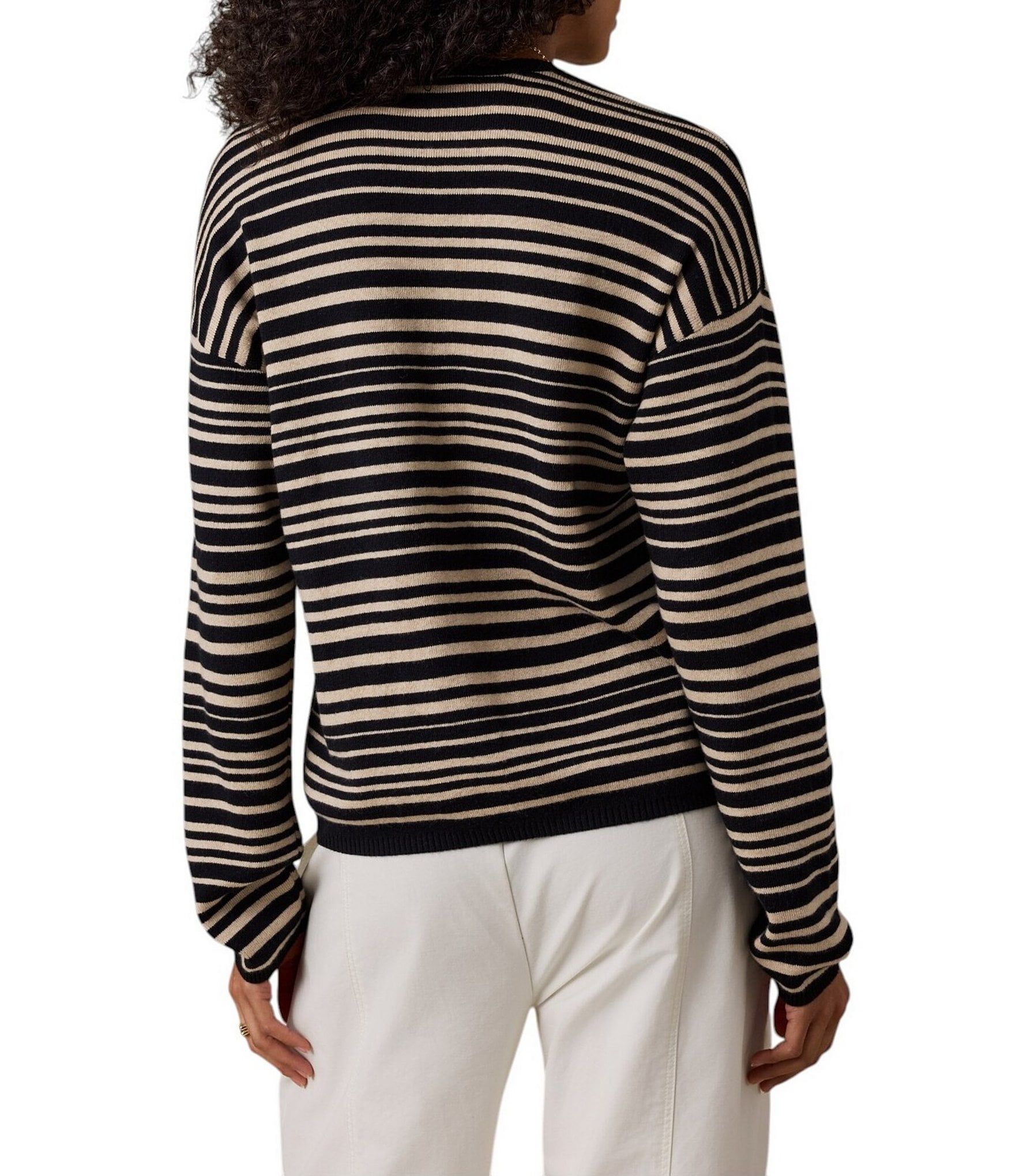 Faherty Throwback Long Sleeve Striped Crew Neck Coordinating Shirt