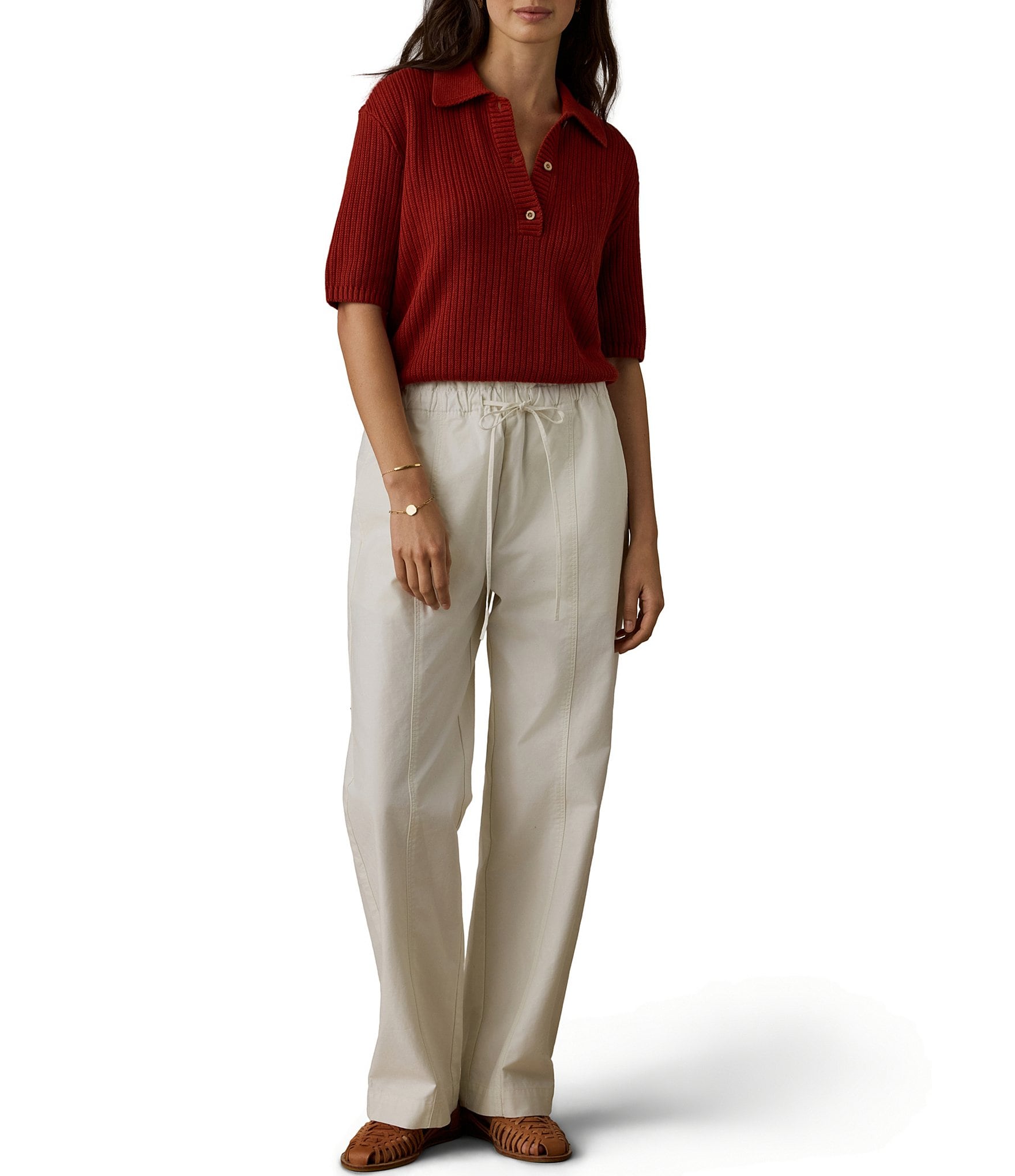 Faherty Twill Drawstring Pants