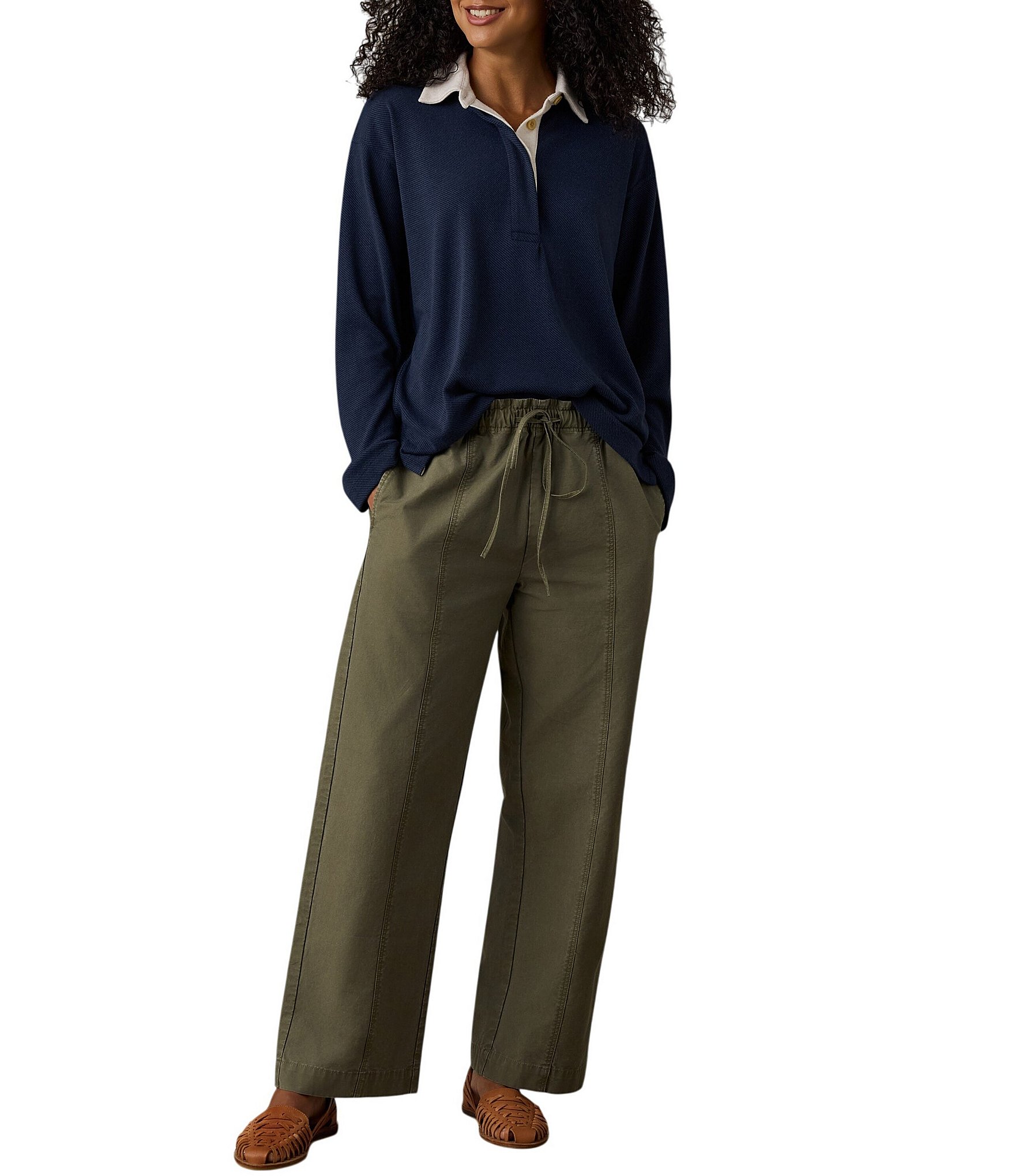 Faherty Twill Drawstring Pants
