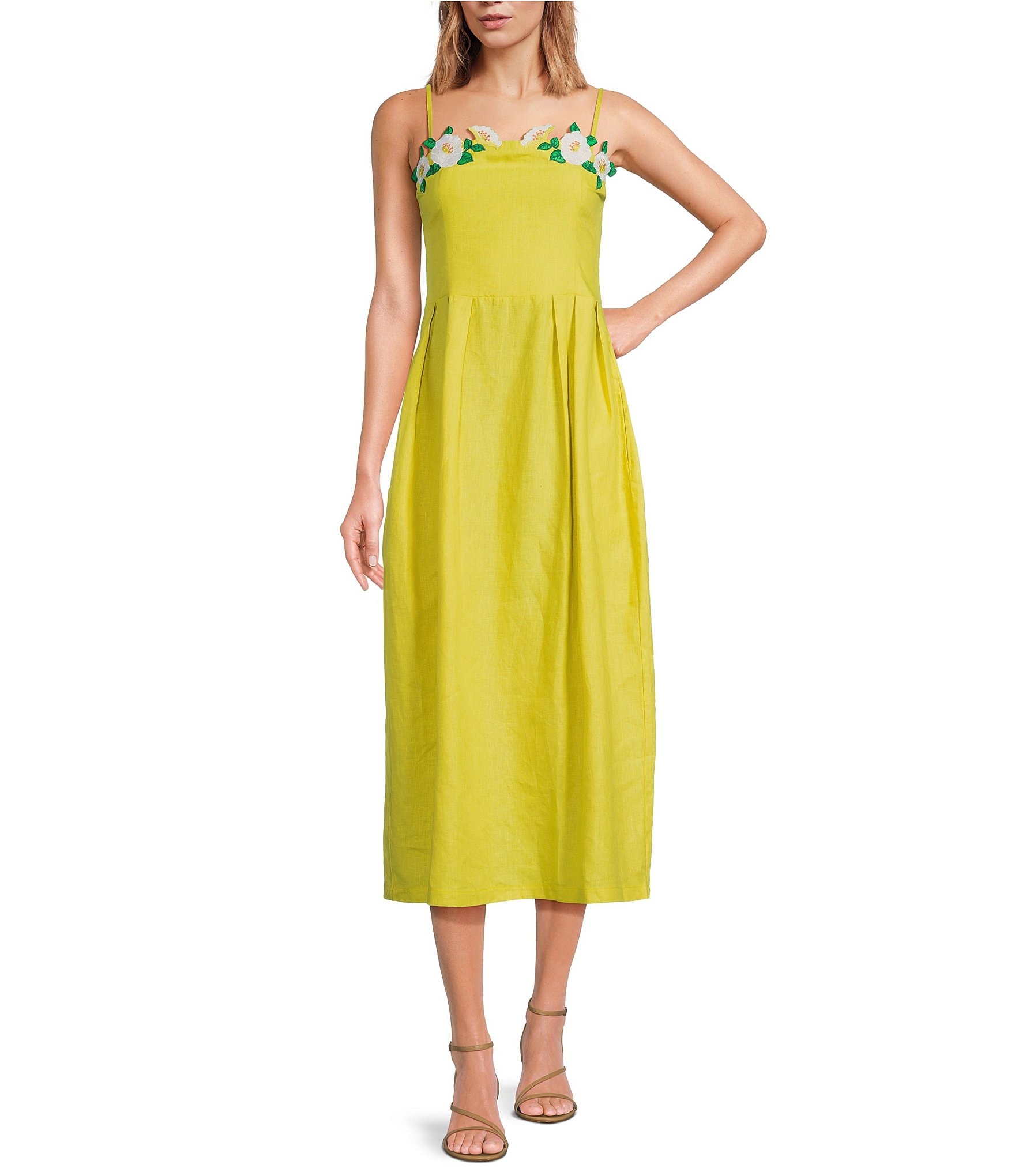 Dillards yellow dress hotsell