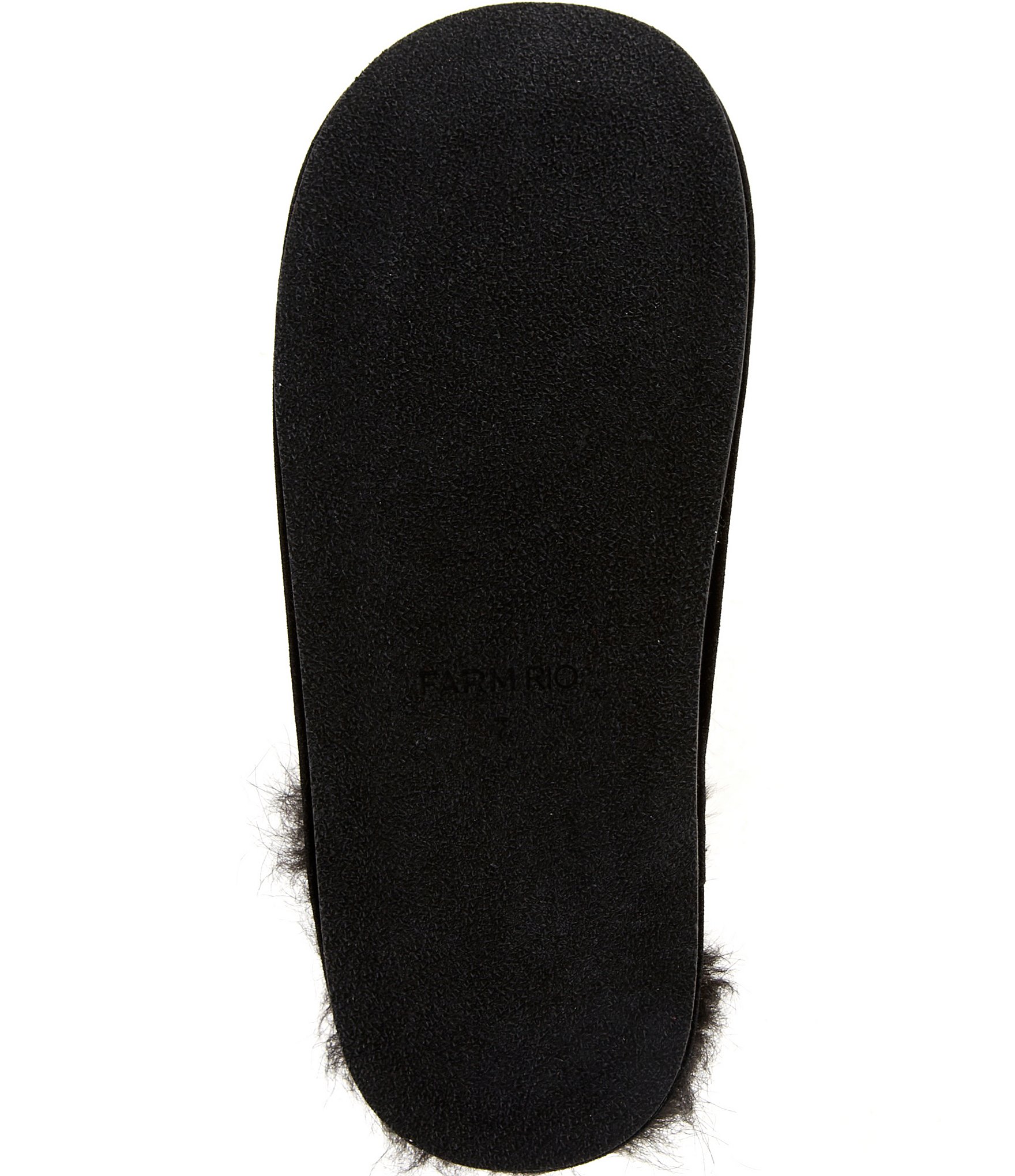 Farm Rio Crystal Hotel Leather Slippers