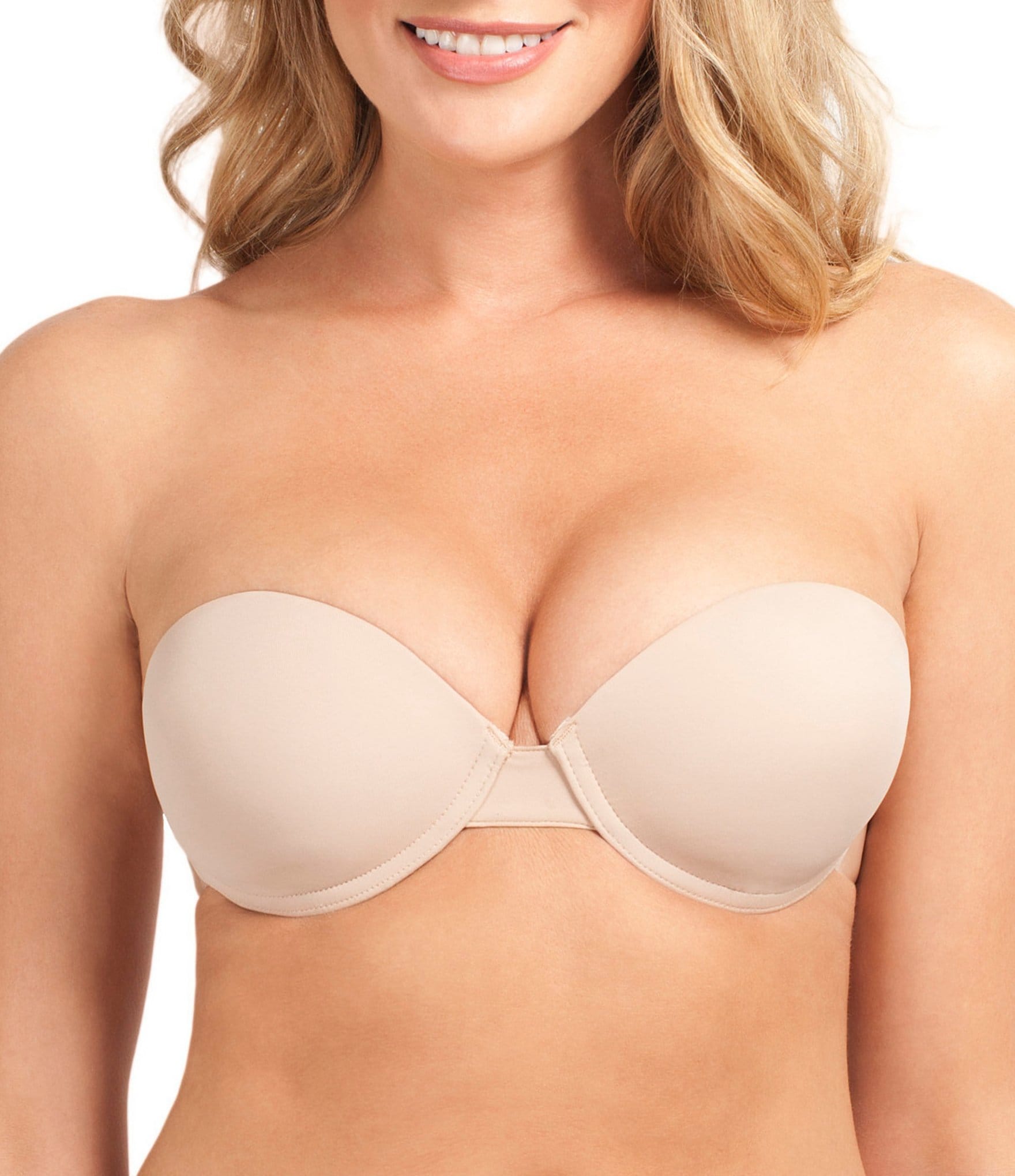 strapless push up bra