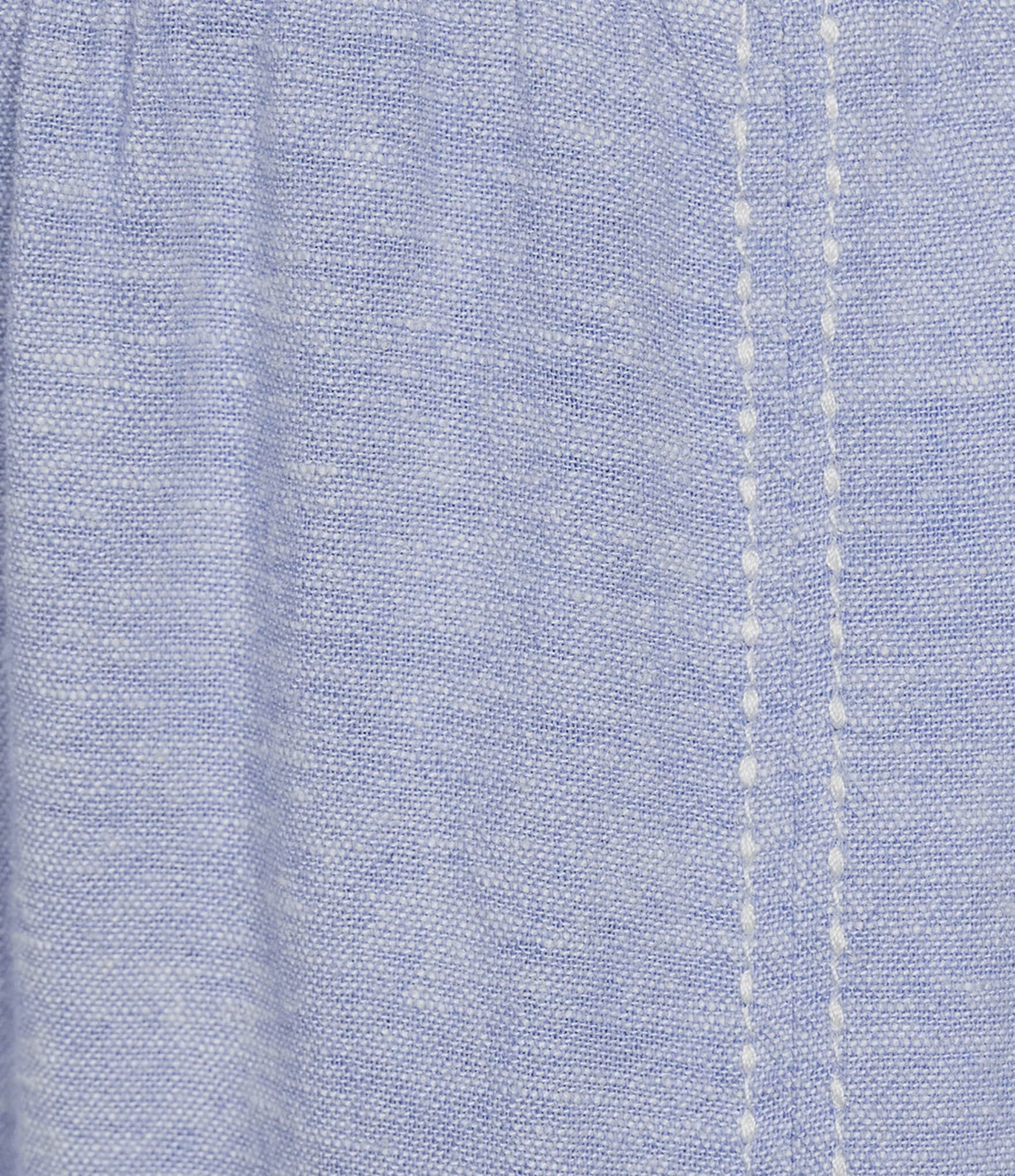 Feather Gray Linen Blend Coordinating Wide Leg Trouser Pull-On Cropped Pants