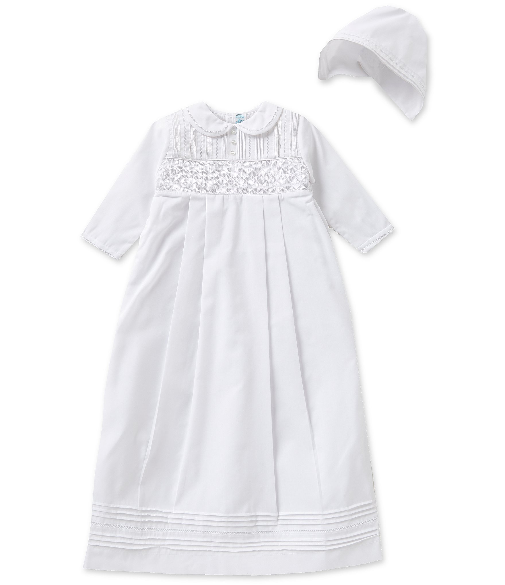 baby girl long sleeve christening dress