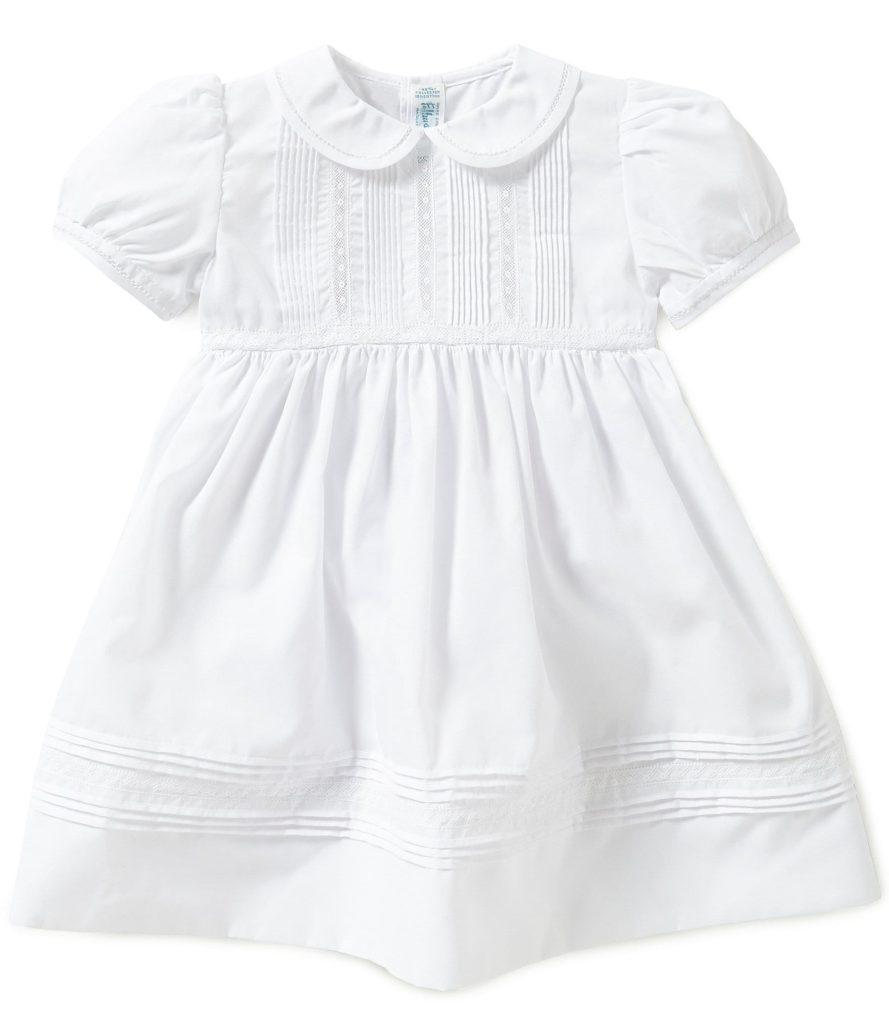 Feltman Brothers Baby Girls 12-24 Months Pintuck And Lace Dress | Dillard's
