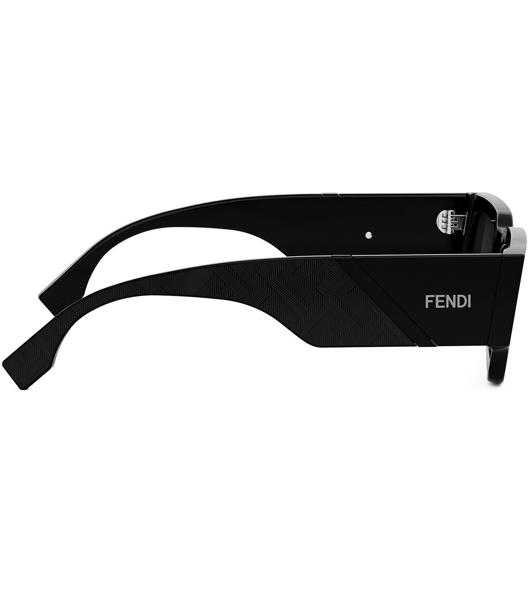 FENDI Unisex Diagonal 51mm Rectangle Sunglasses