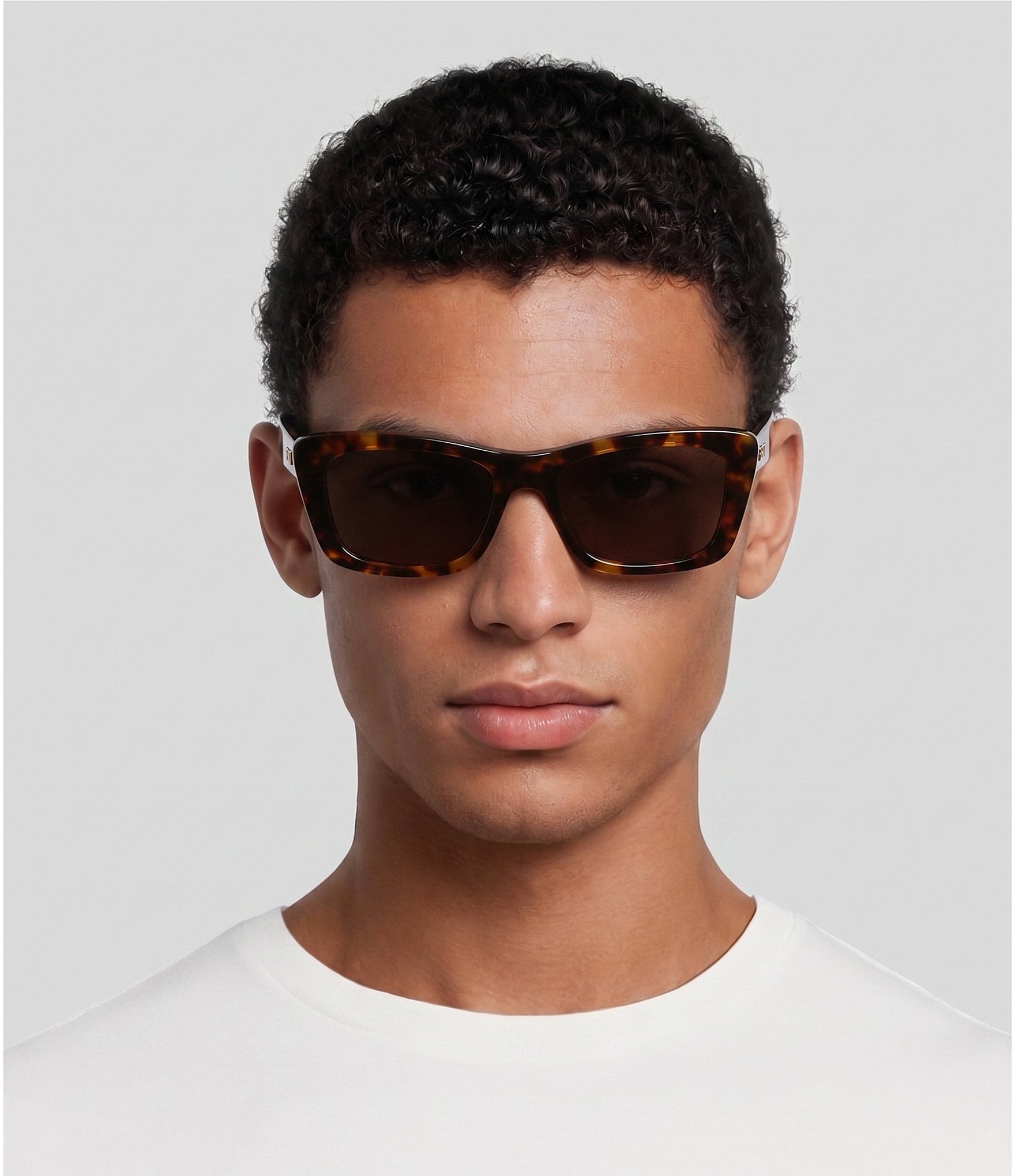 FENDI Unisex Lettering 53mm Geometric Sunglasses