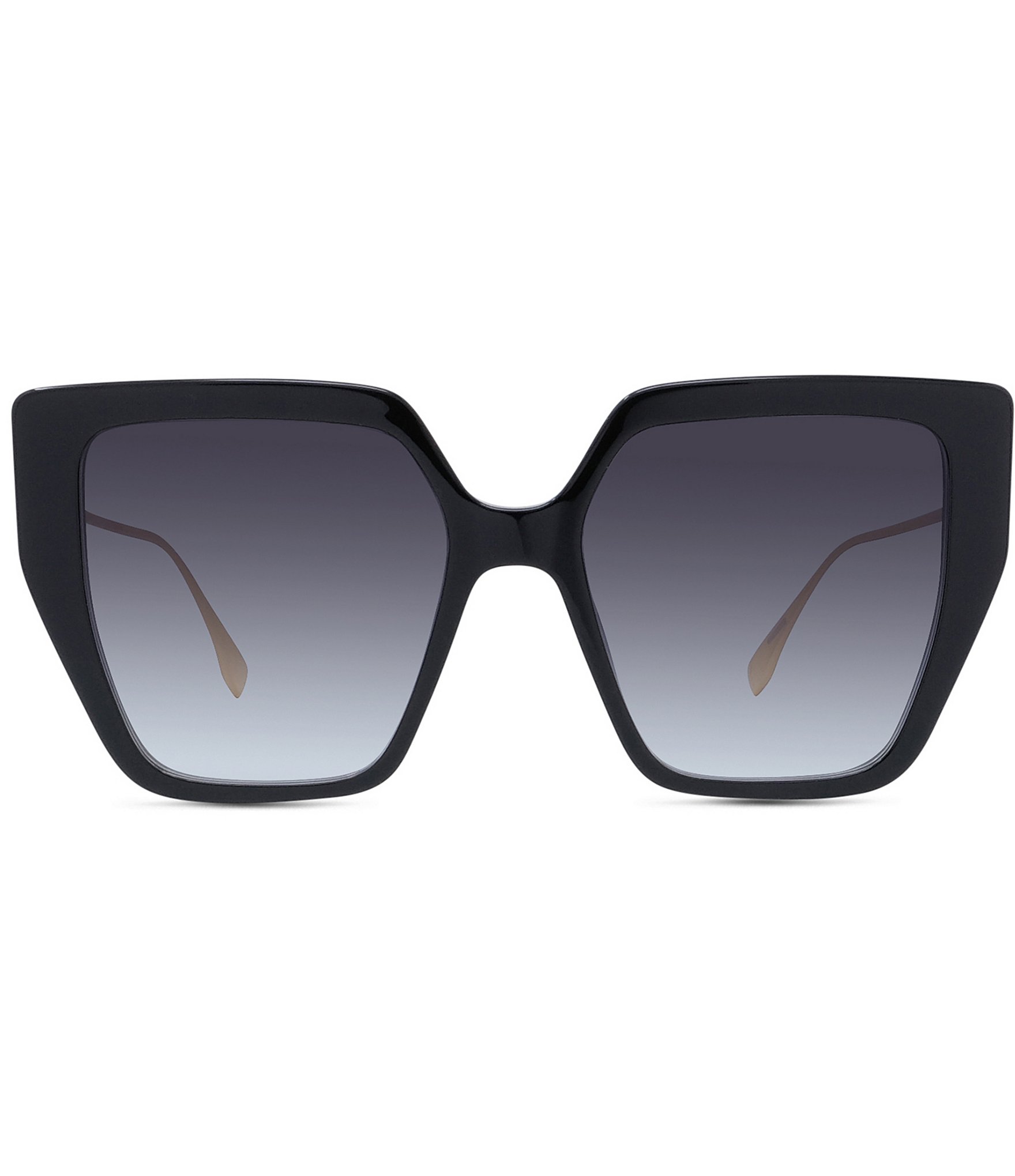 FENDI Women's Baguette 55mm Geometric Oversized Sunglasses