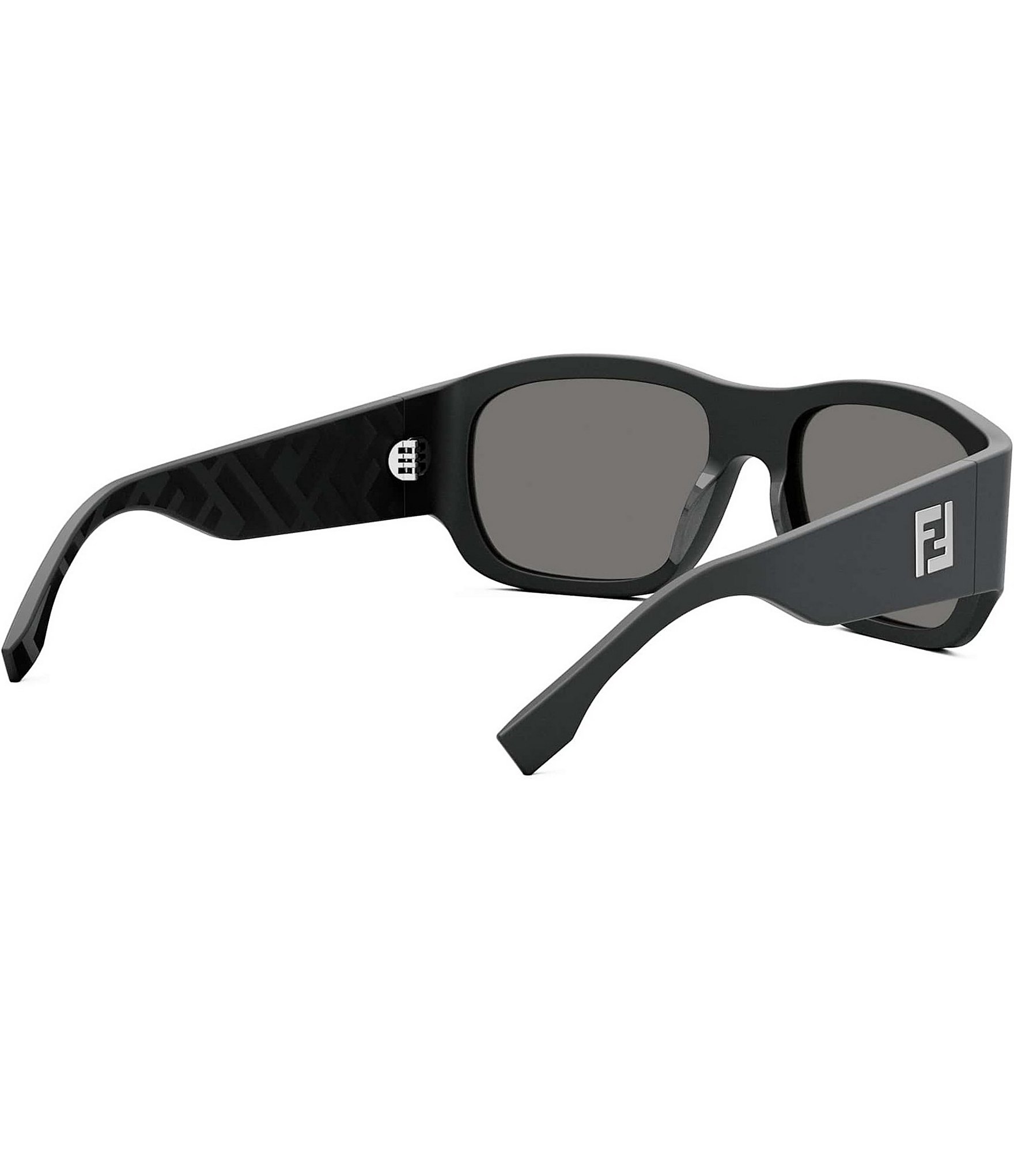 FENDI Women's Baguette 57mm Rectangle Sunglasses