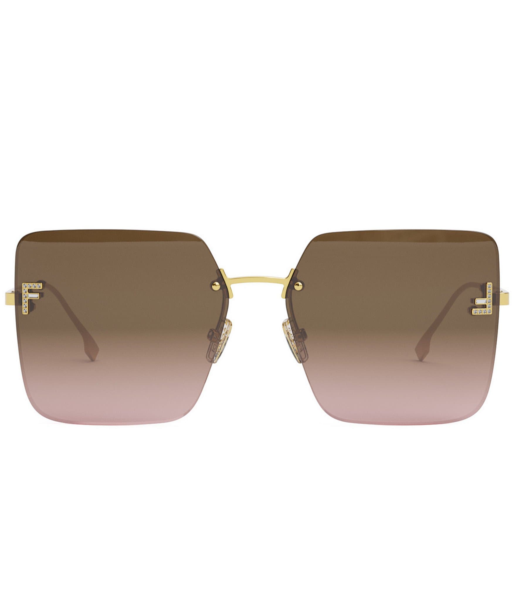 FENDI Women's FENDI First 59mm Geometric Square Sunglasses