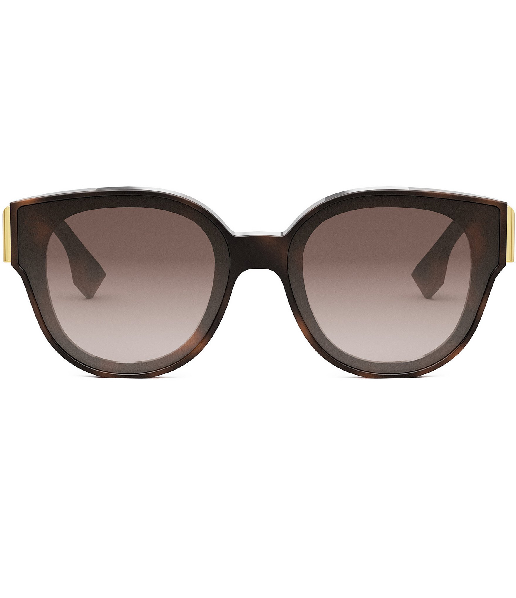 FENDI Women's FENDI First 63mm Havana Round Sunglasses