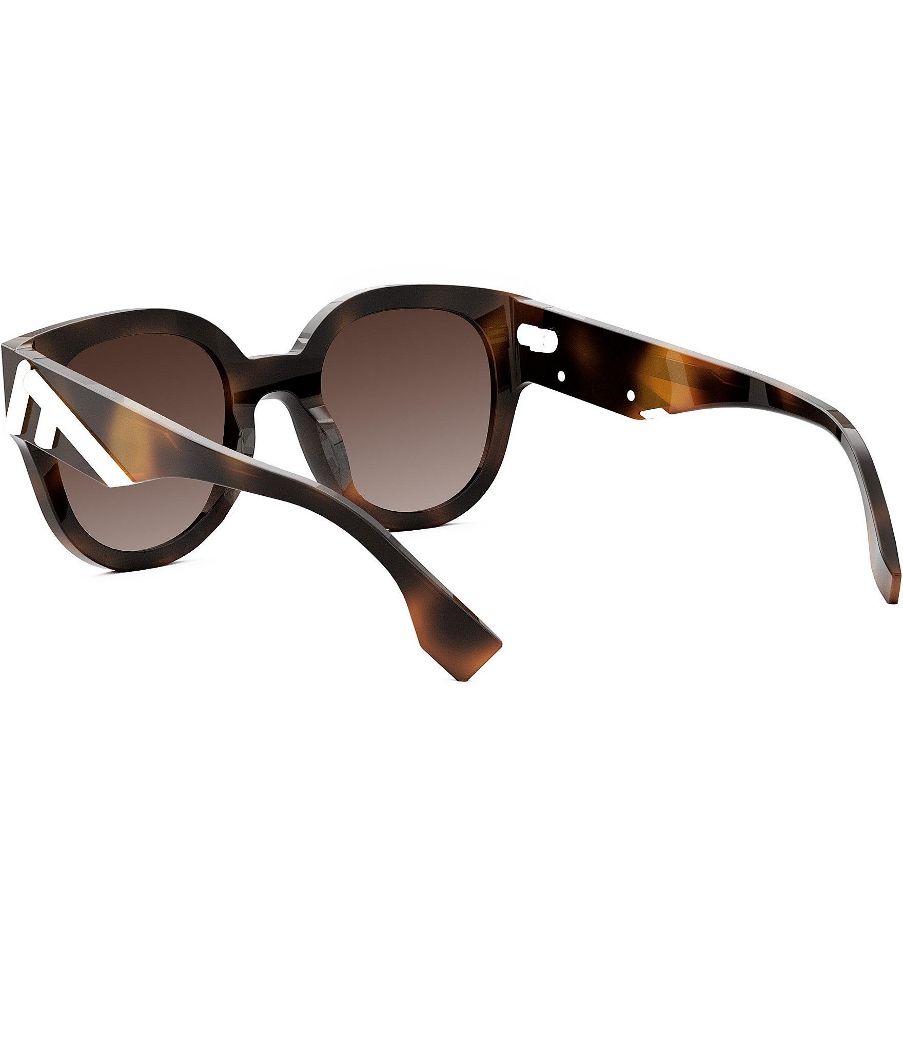 FENDI Women's FENDI First 63mm Havana Round Sunglasses