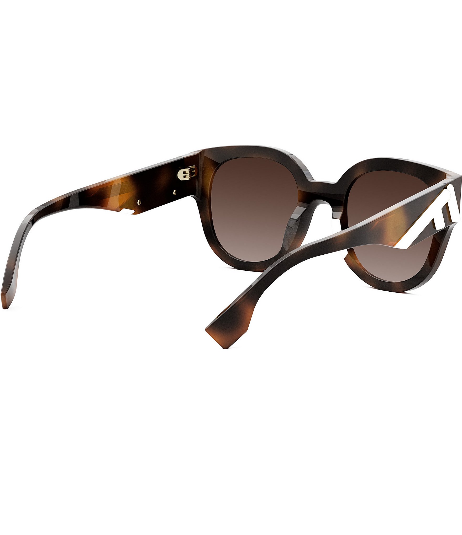 FENDI Women's FENDI First 63mm Havana Round Sunglasses