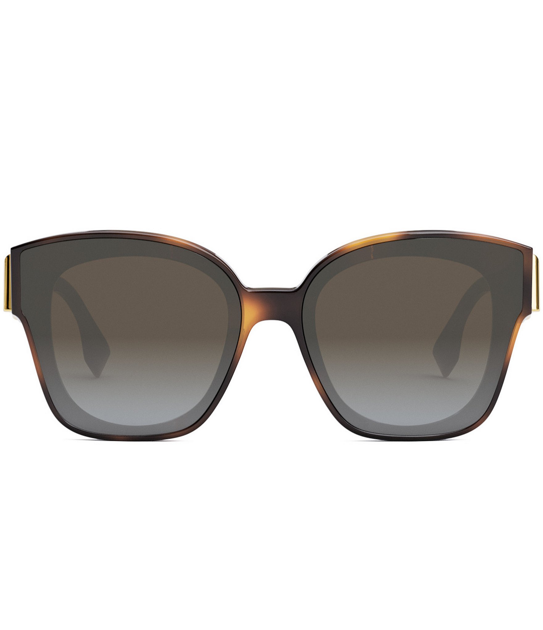 FENDI Women's FENDI First 63mm Square Havana Sunglasses