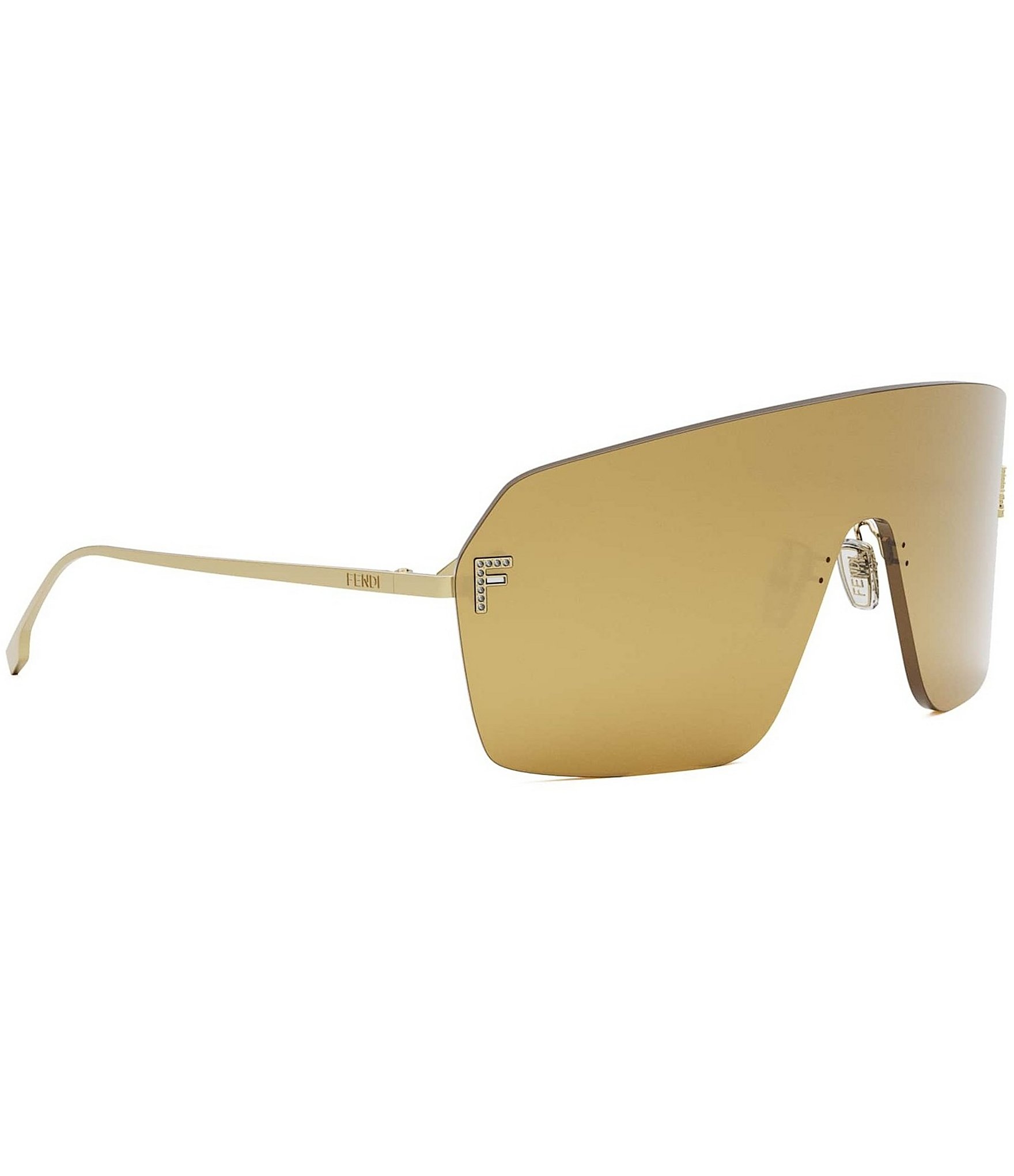 FENDI Women's Fendi First Shield Rectangle Sunglasses