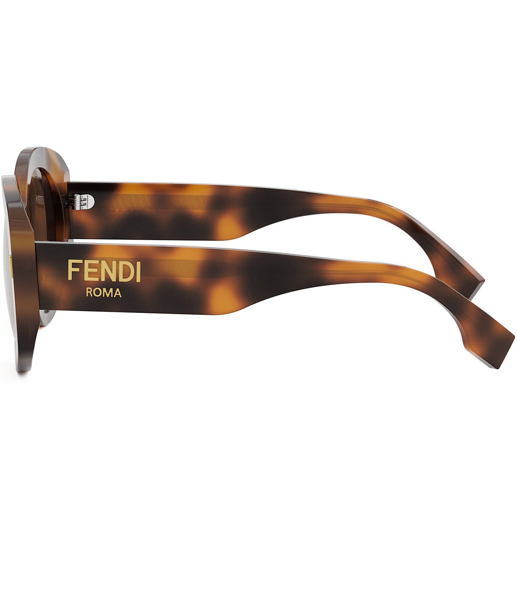 FENDI Women's FENDI Roma 51mm Havana Round Sunglasses