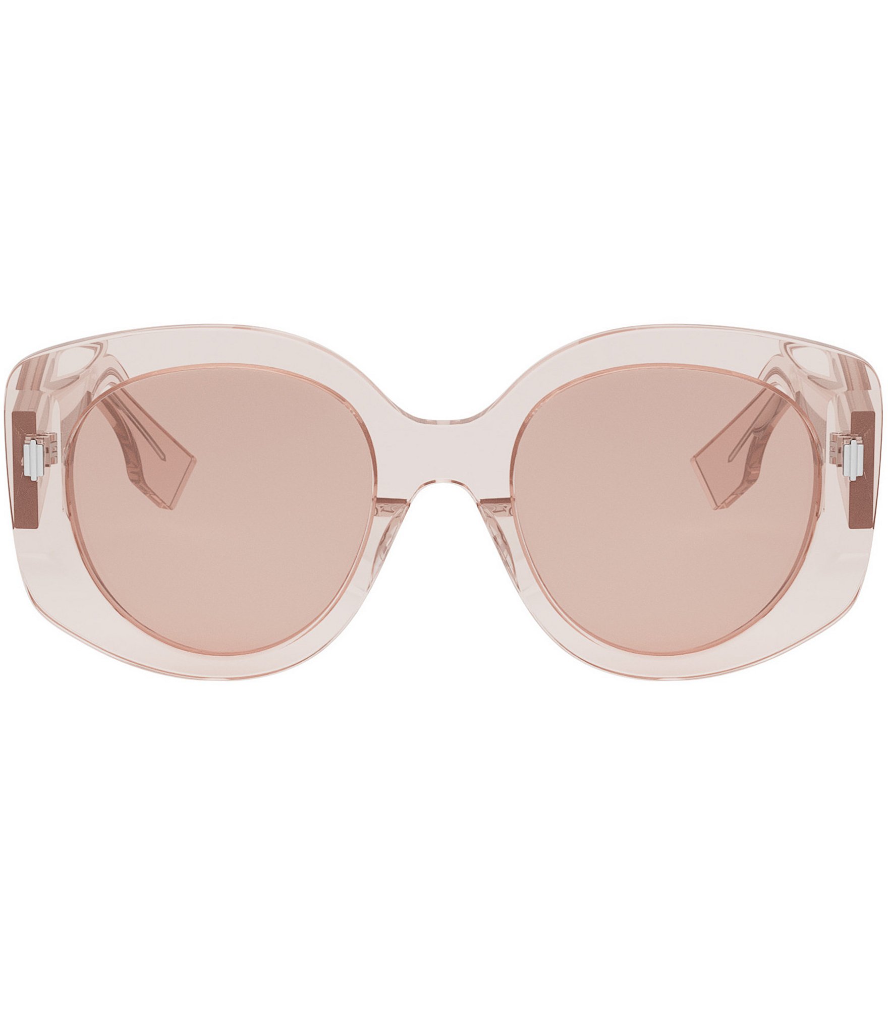 FENDI Women's FENDI Roma 51mm Transparent Round Sunglasses