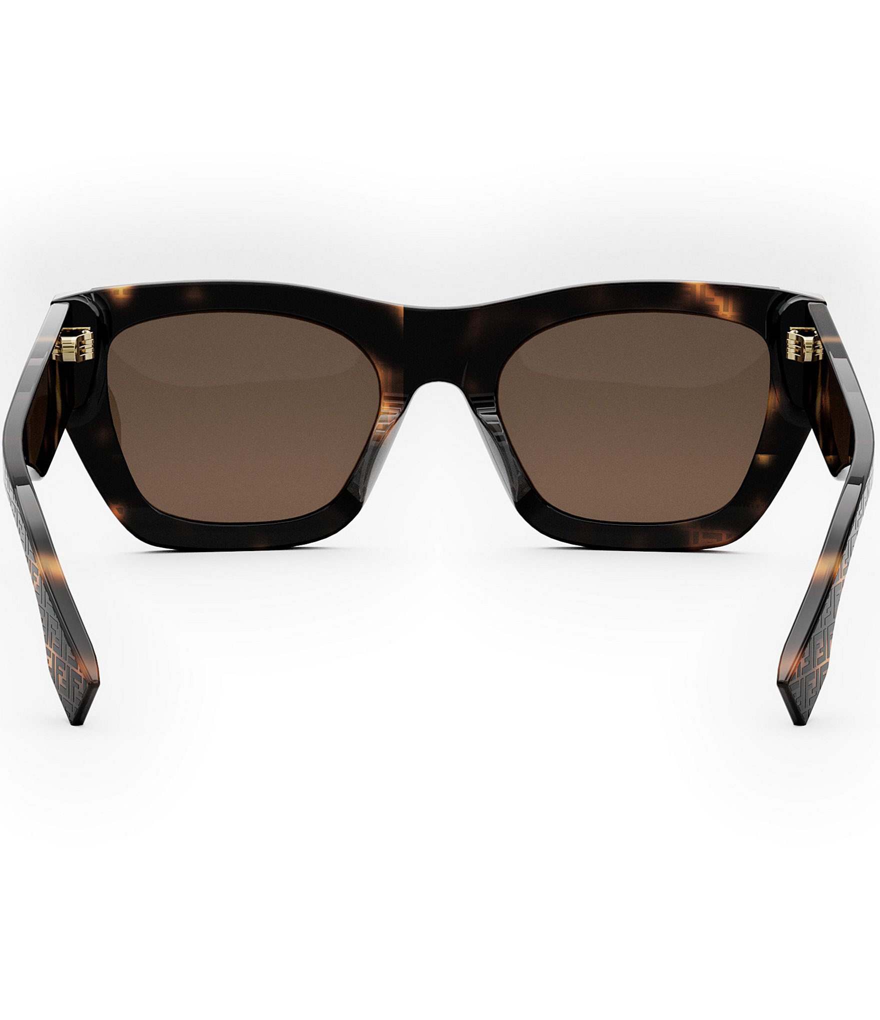 FENDI Women's FENDI Roma 53mm Havana Rectangle Sunglasses