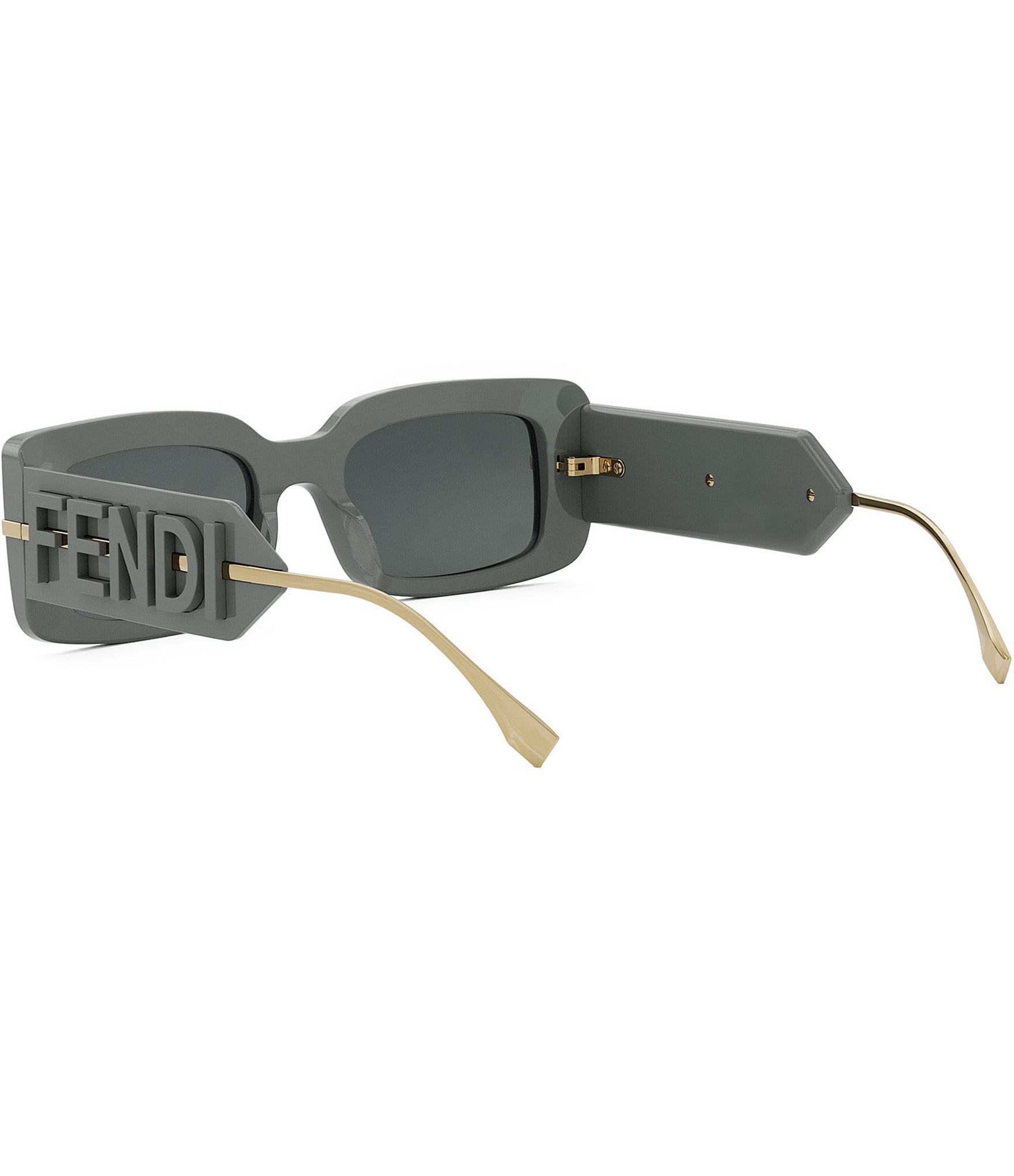 FENDI Women's Fendigraphy 51mm Rectangle Sunglasses