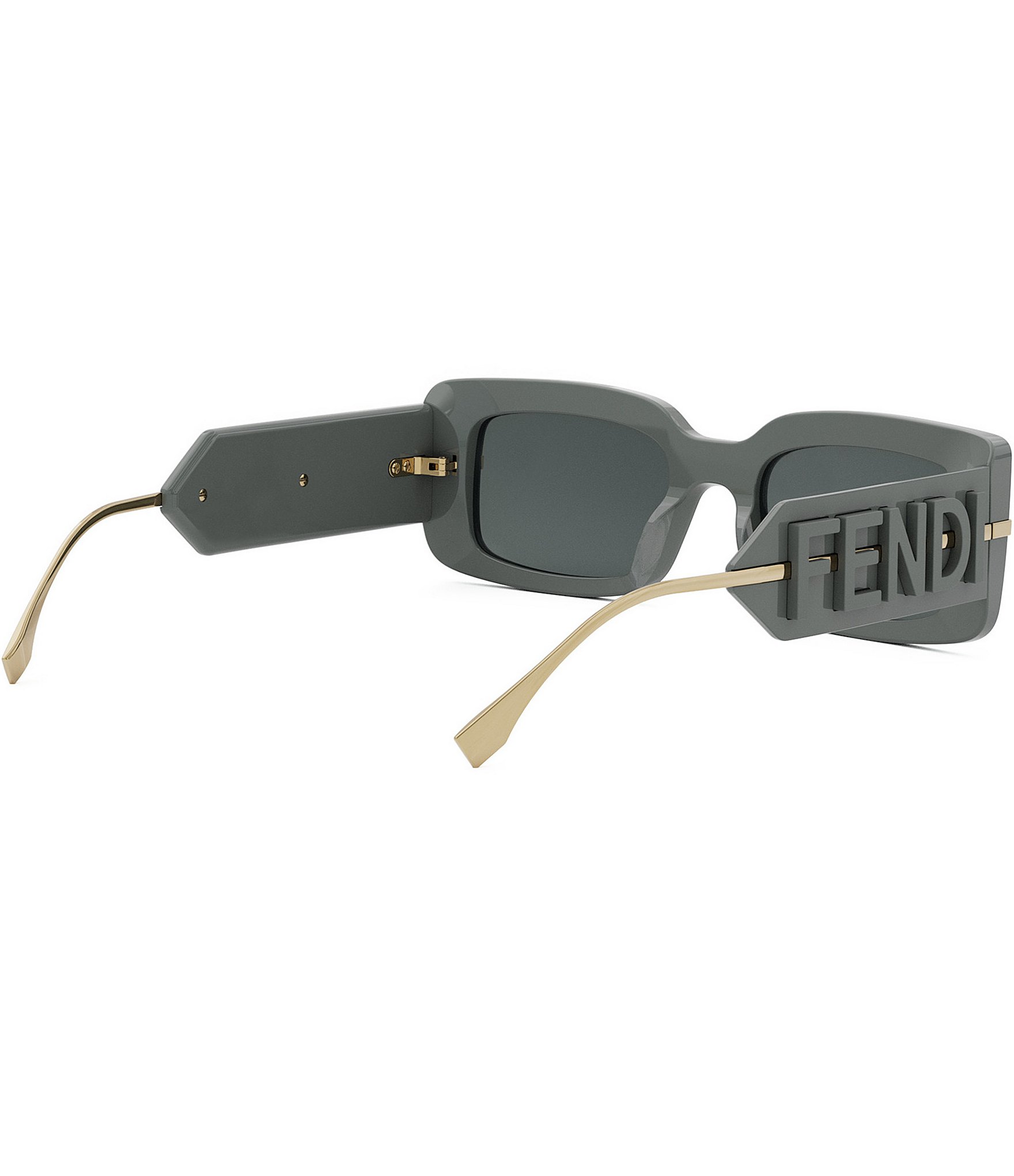 FENDI Women's Fendigraphy 51mm Rectangle Sunglasses