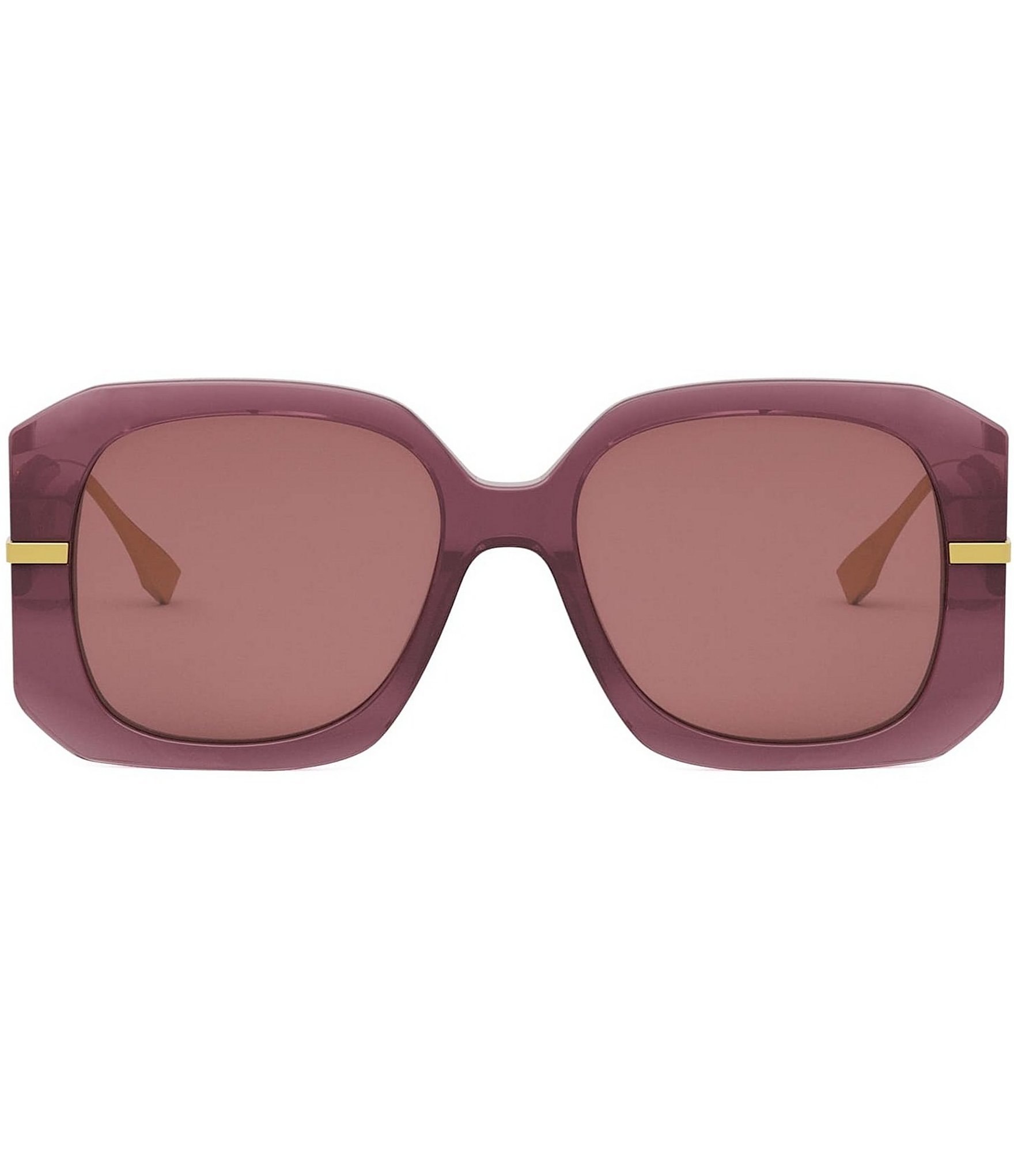 FENDI Women's Fendigraphy 55mm Geometric Oversized Sunglasses