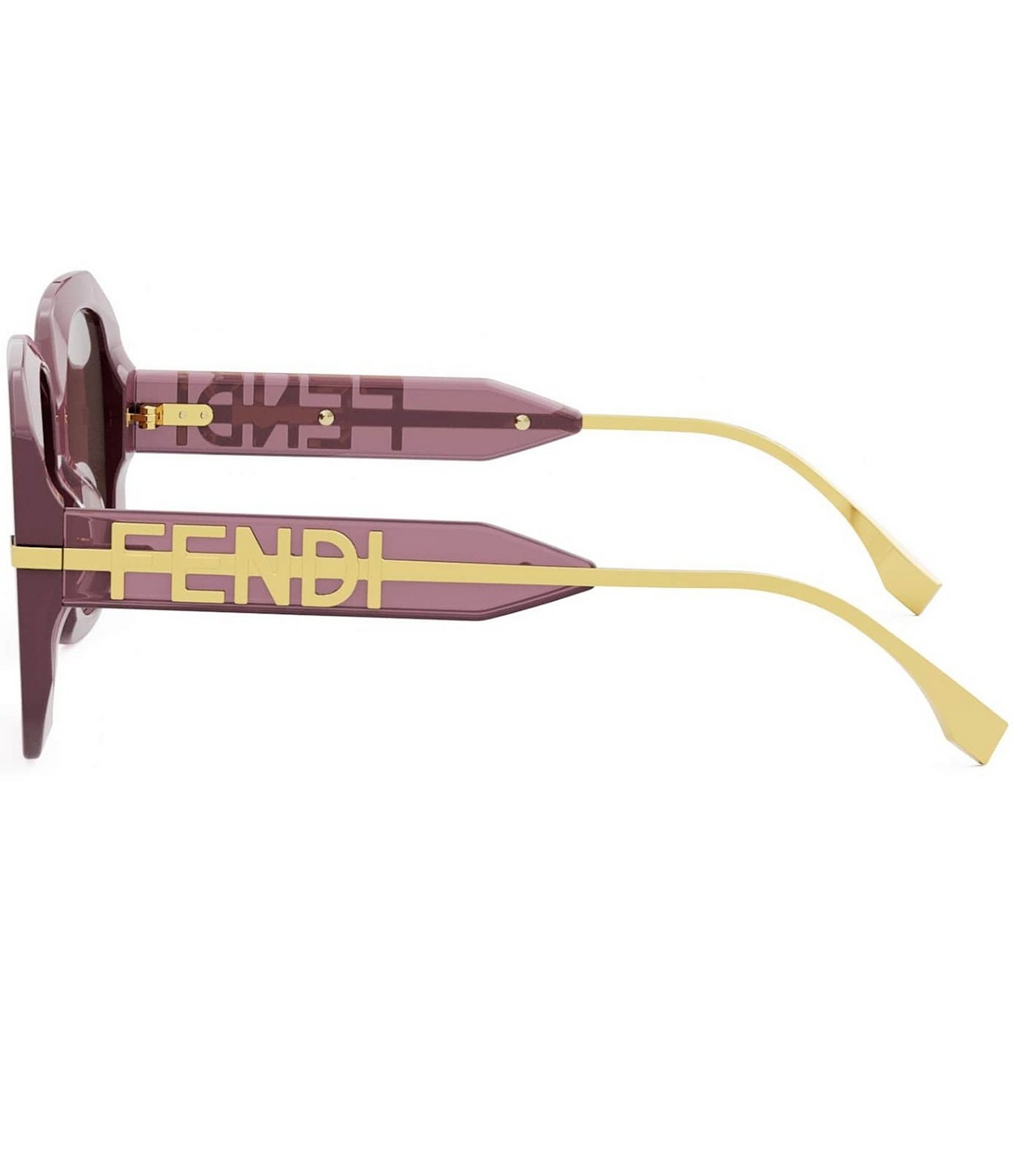 FENDI Women's Fendigraphy 55mm Geometric Oversized Sunglasses