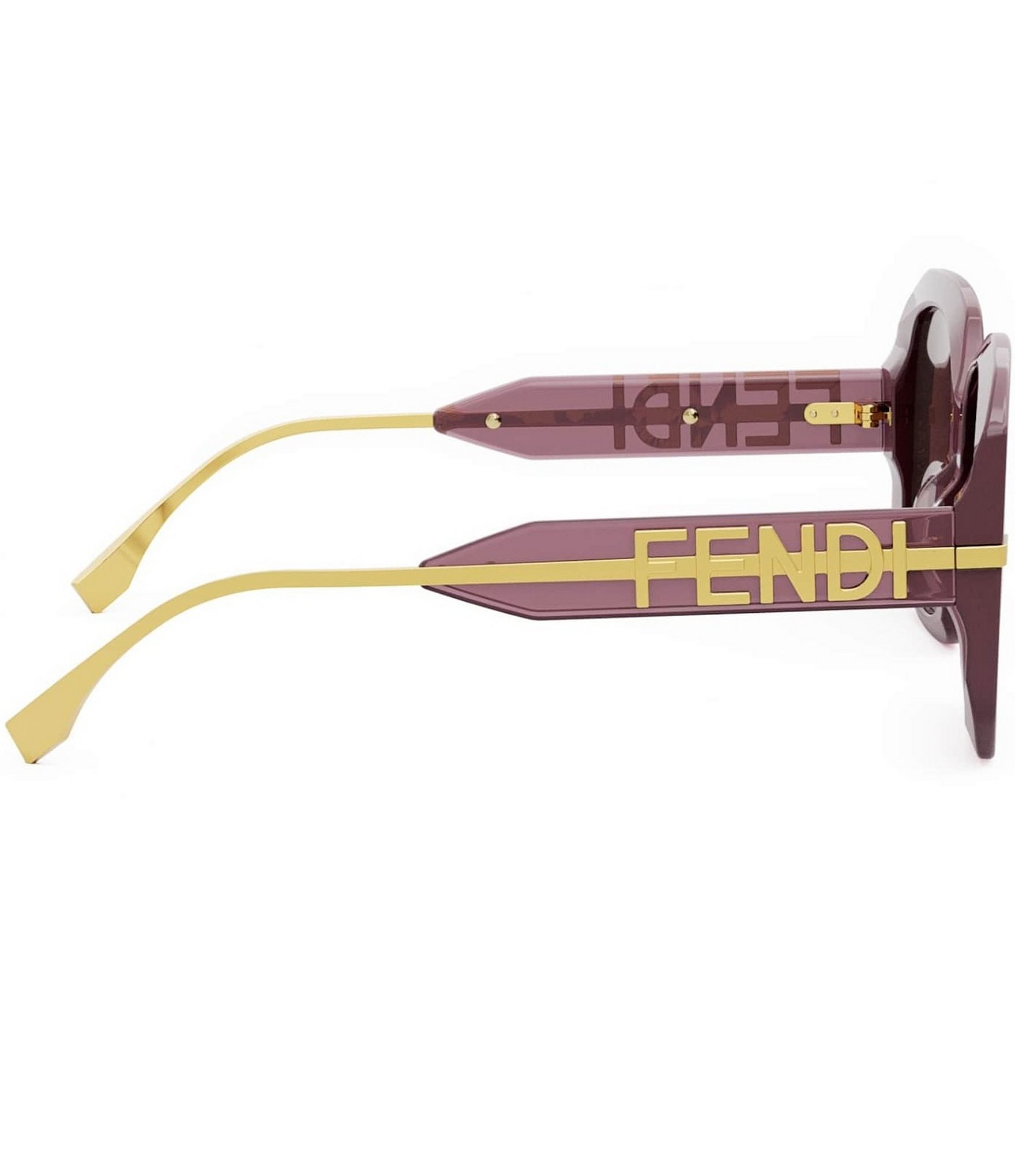 FENDI Women's Fendigraphy 55mm Geometric Oversized Sunglasses