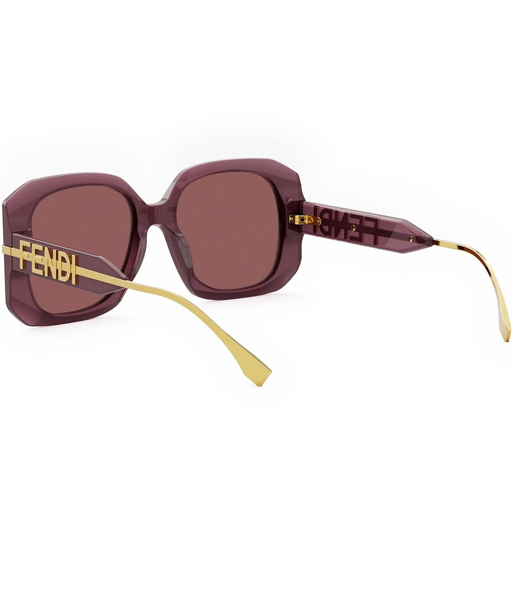 FENDI Women's Fendigraphy 55mm Geometric Oversized Sunglasses