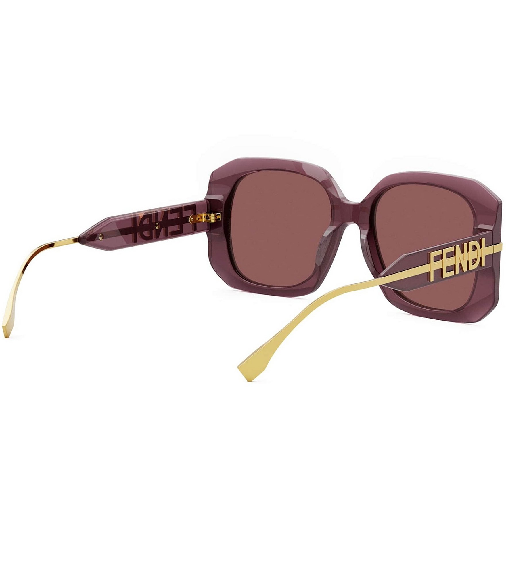 FENDI Women's Fendigraphy 55mm Geometric Oversized Sunglasses