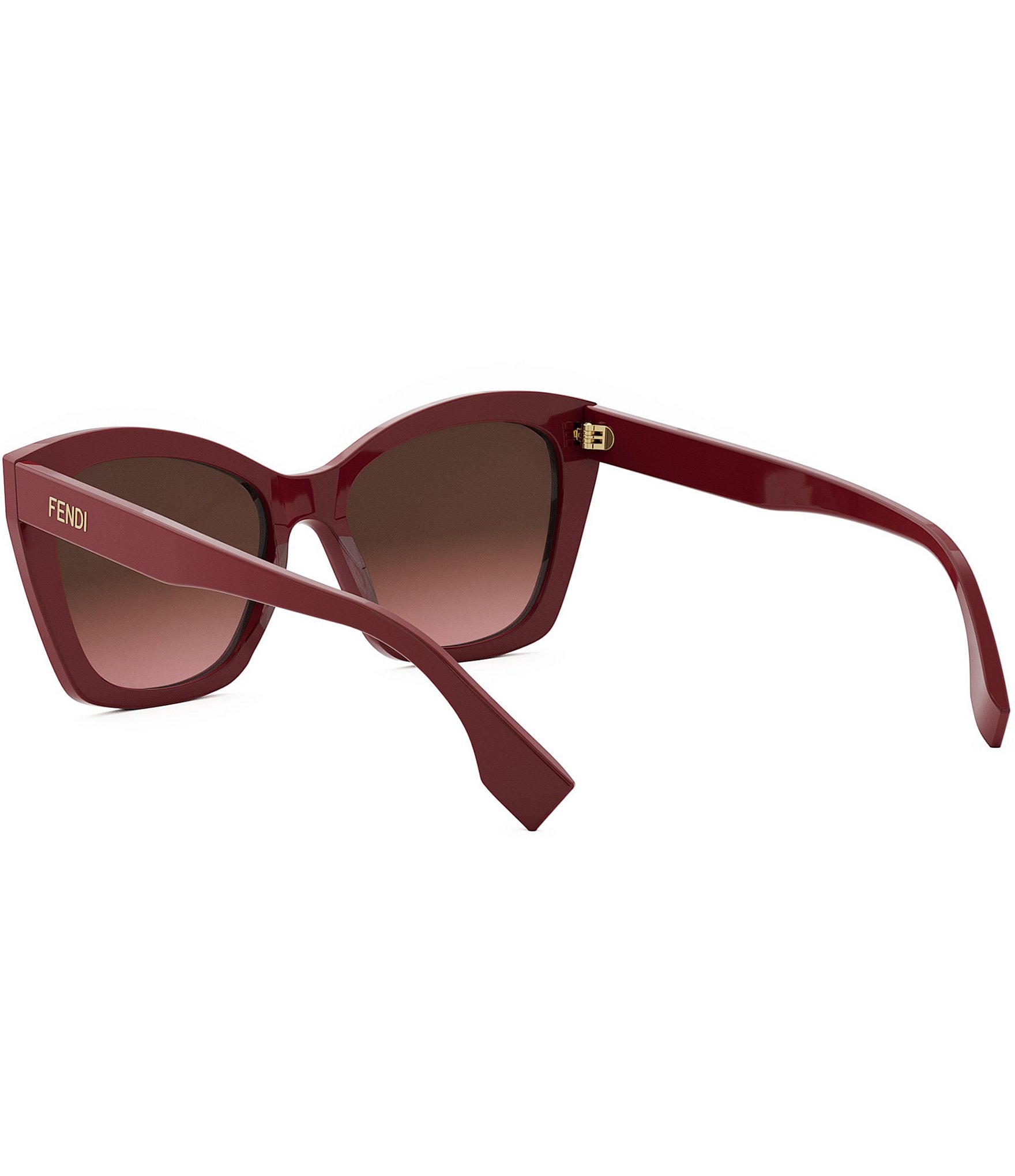 FENDI Women's Lettering 55mm Butterfly Sunglasses