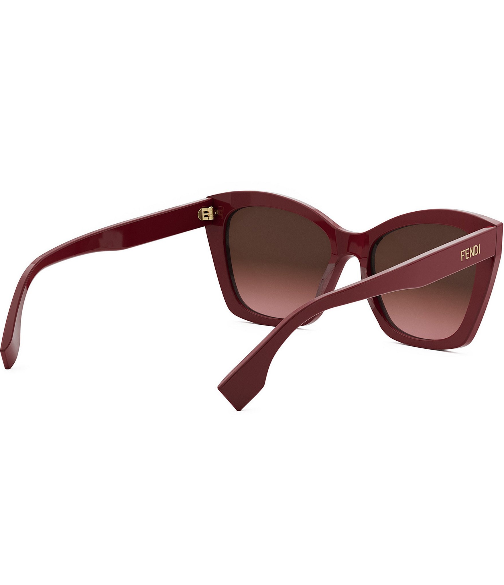 FENDI Women's Lettering 55mm Butterfly Sunglasses