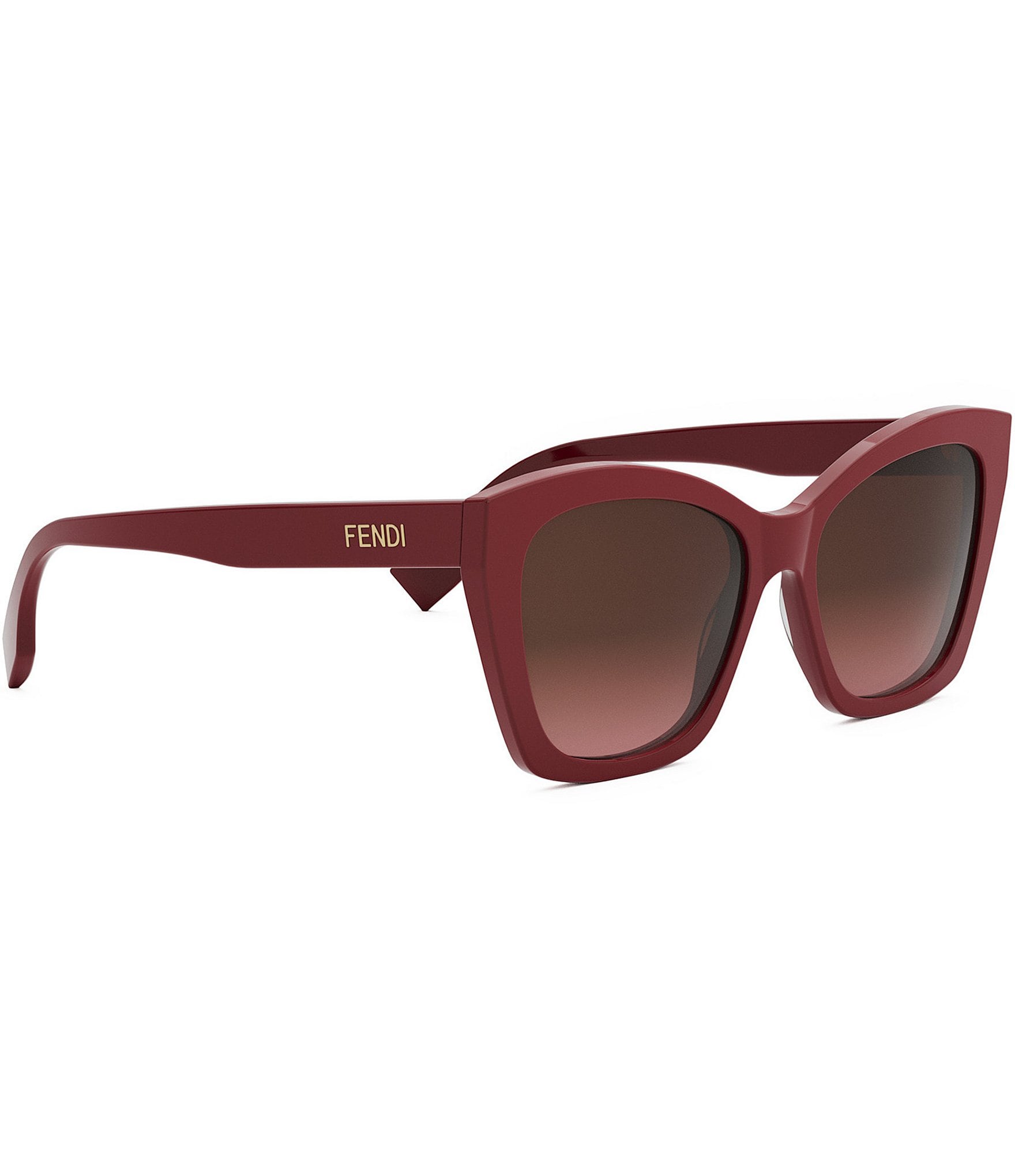 FENDI Women's Lettering 55mm Butterfly Sunglasses