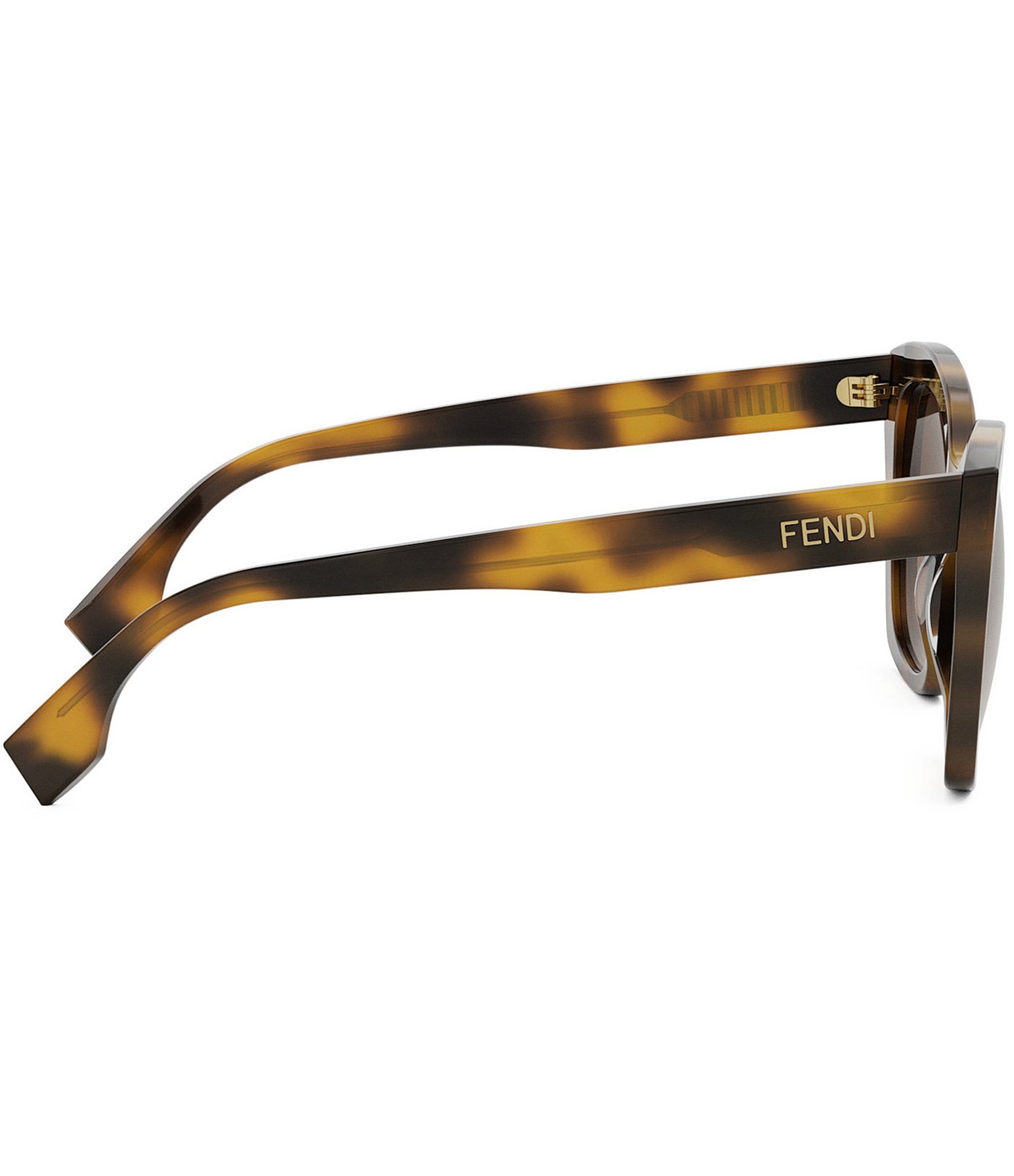 FENDI Women's Lettering 55mm Havana Butterfly Sunglasses