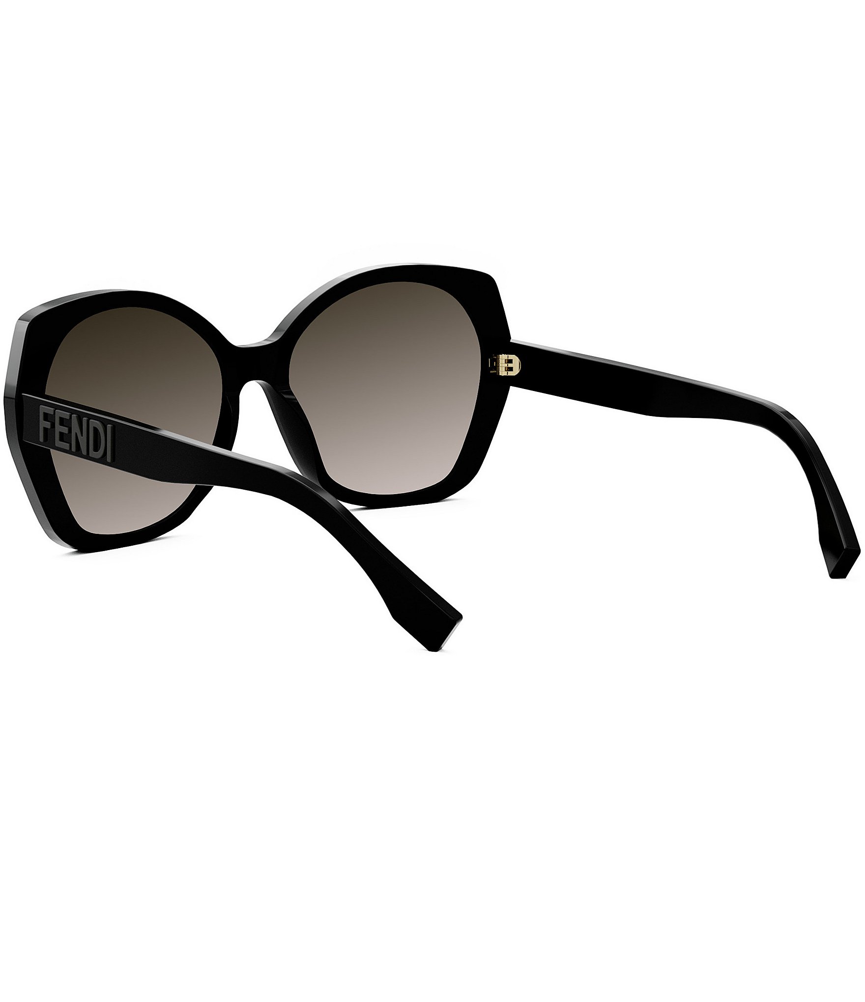 FENDI Women's Lettering 57mm Butterfly Sunglasses