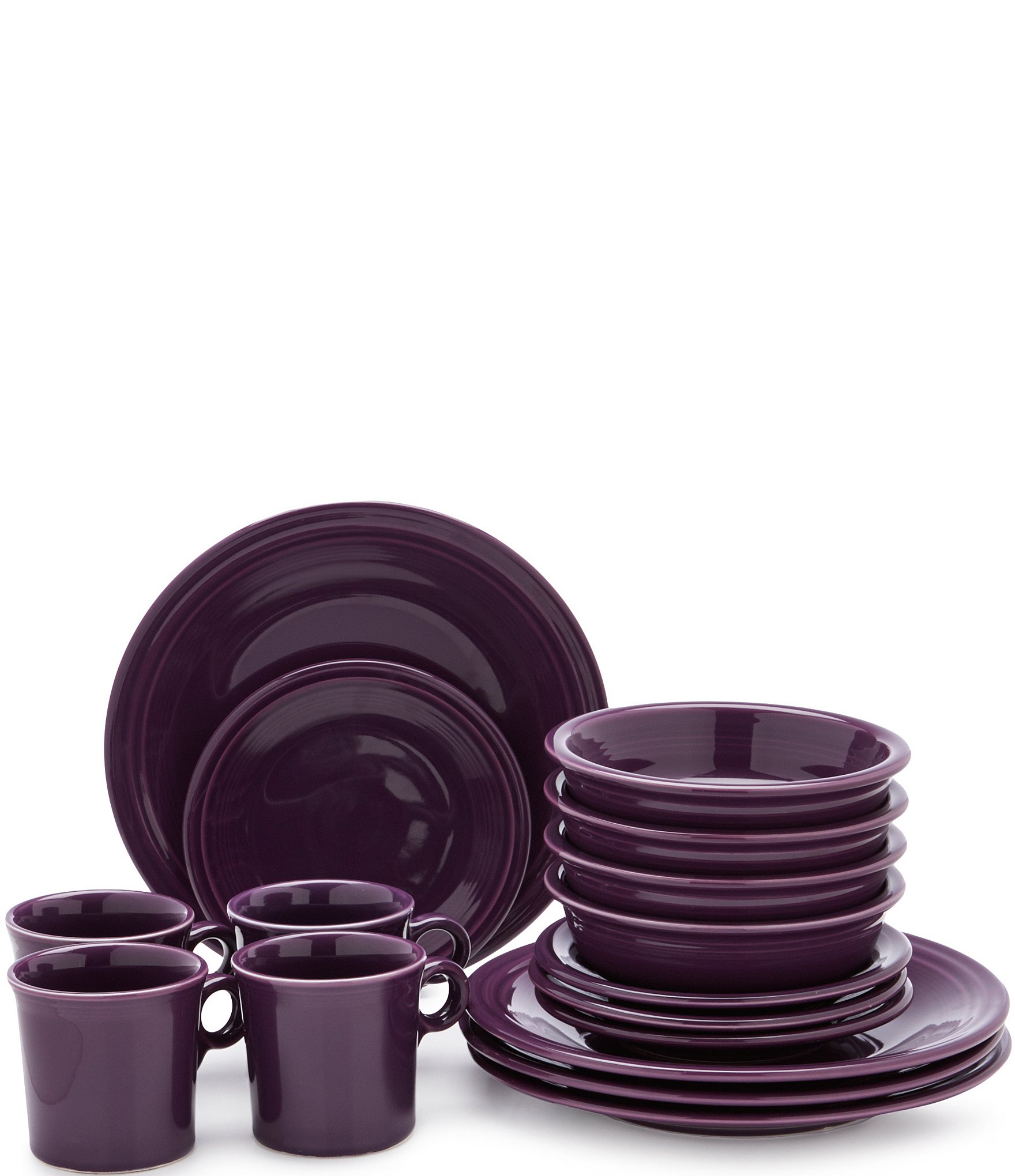 purple dinnerware