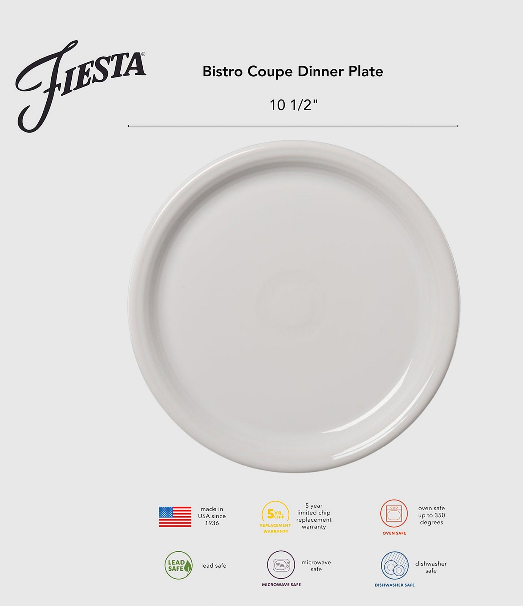 Fiesta Bistro Dinner Plate