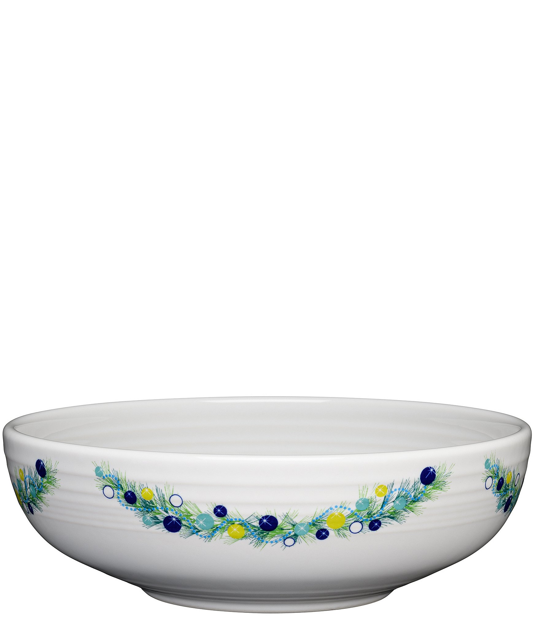 Fiesta Blue Christmas Tree Large Bistro Bowl