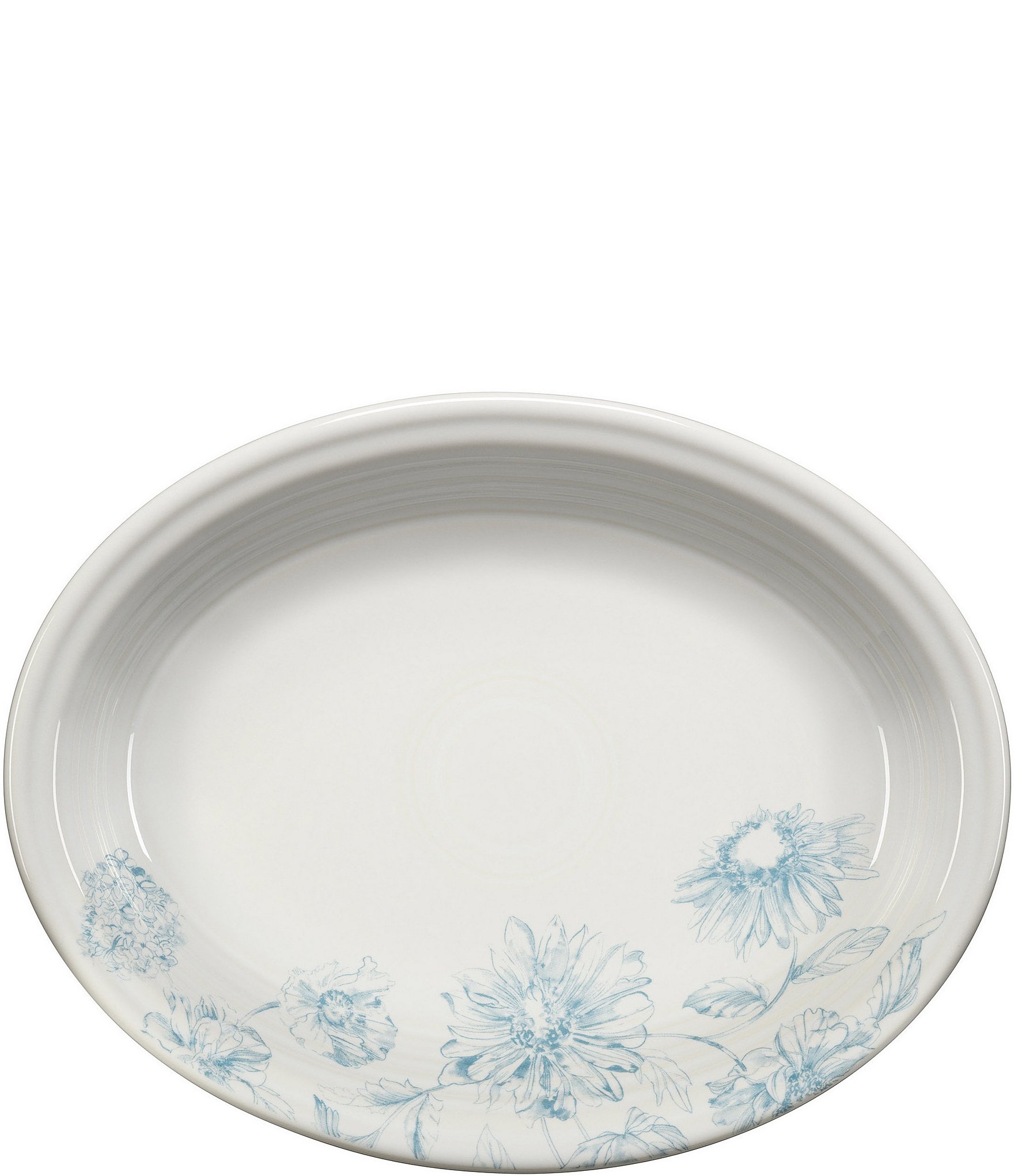 Fiesta Botanical Floral Oval Platter