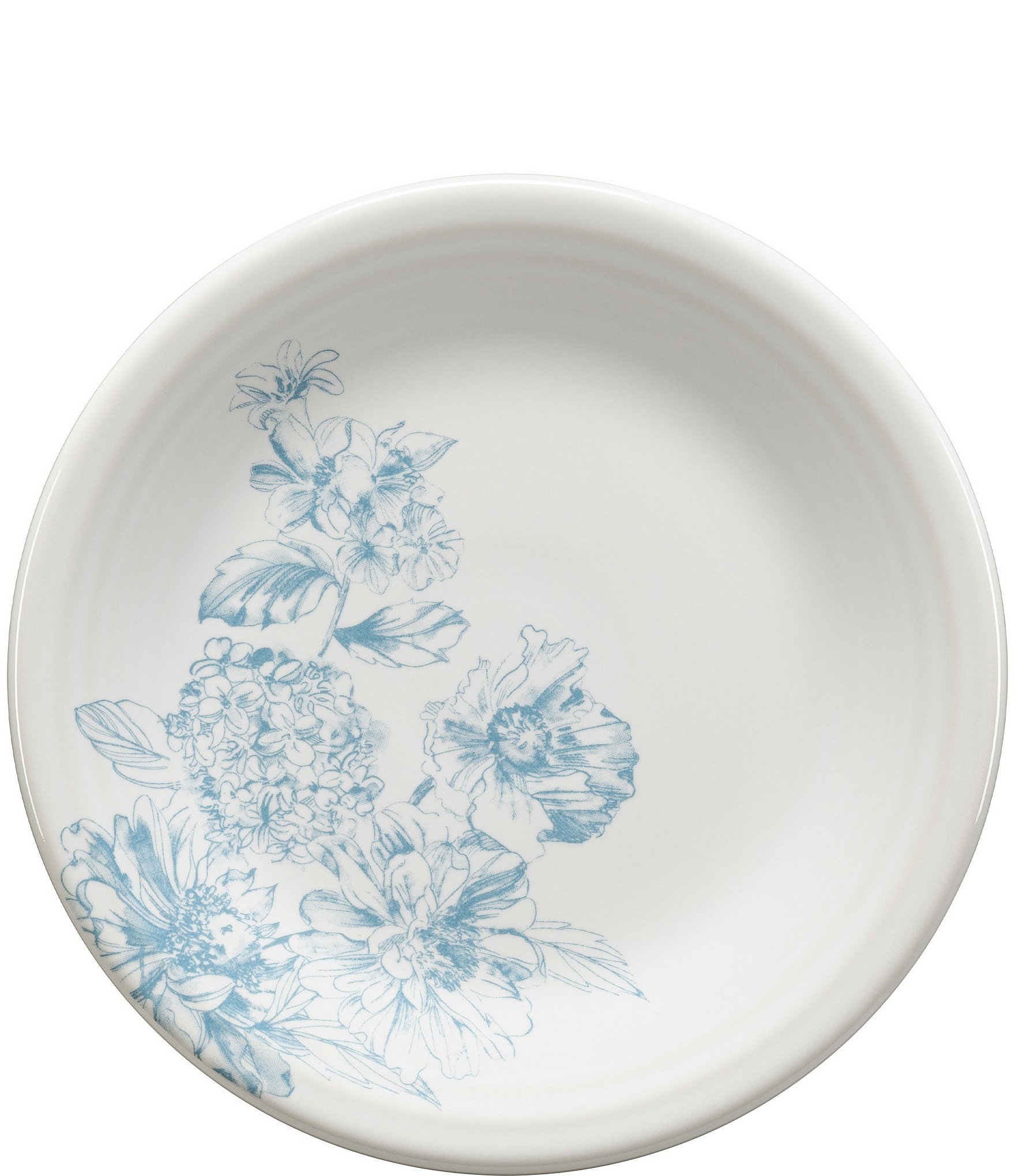 Fiesta Botanical Floral Salad Plate