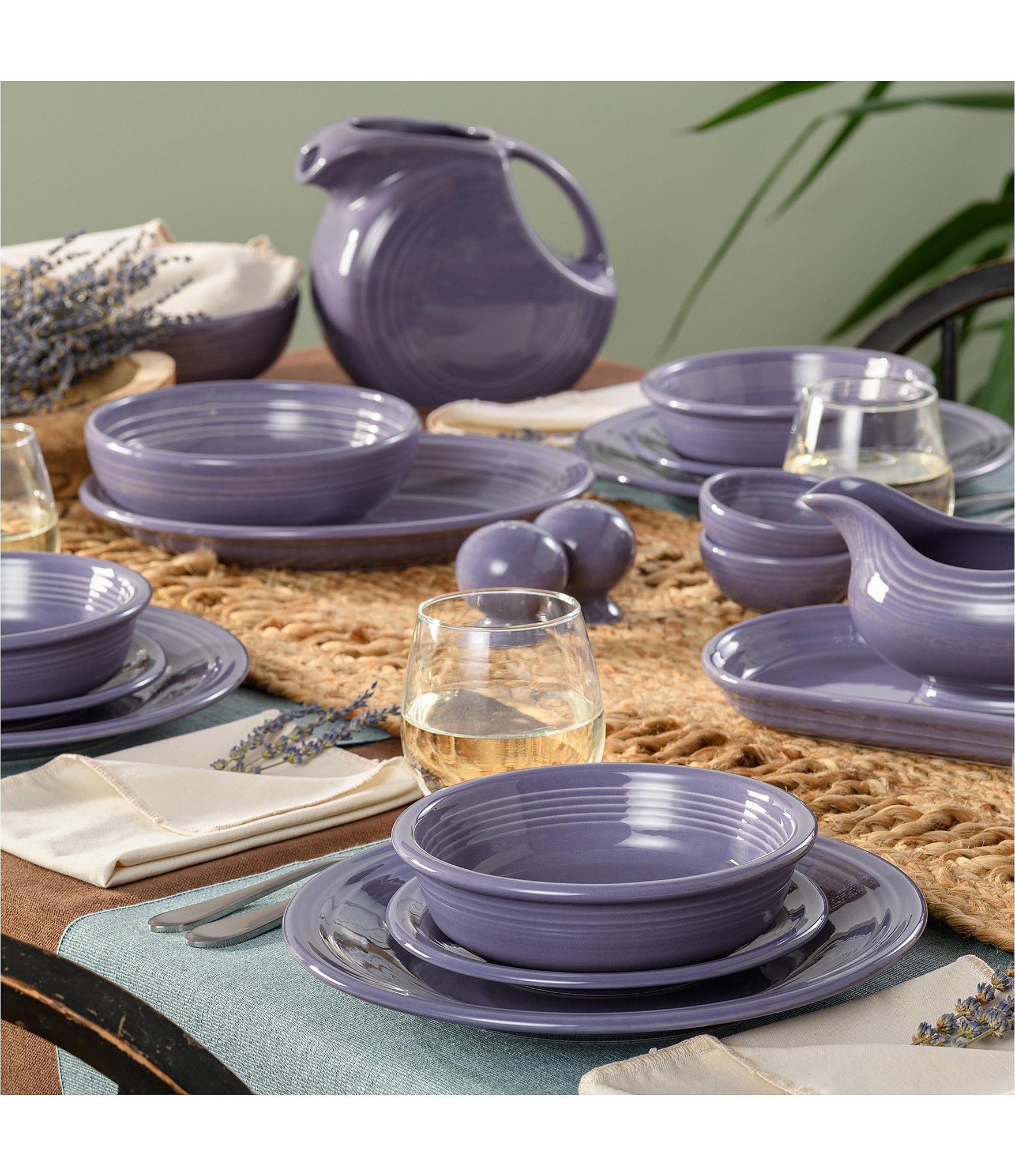 Fiesta Classic Rim 3-Piece Place Setting, Service For 1