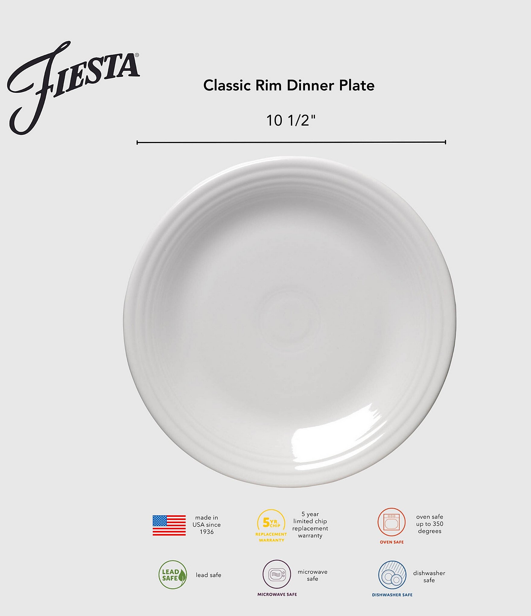 Fiesta Dinner Plate