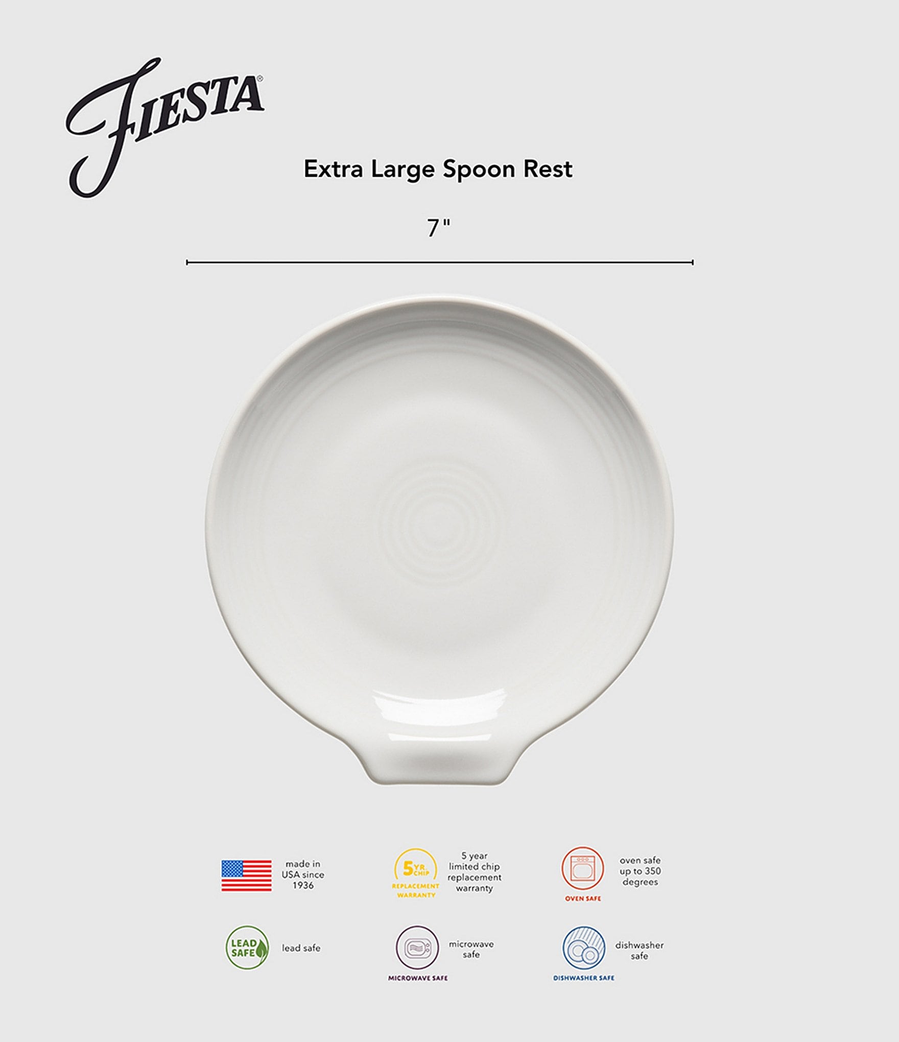 Fiesta Extra Large Spoon Rest