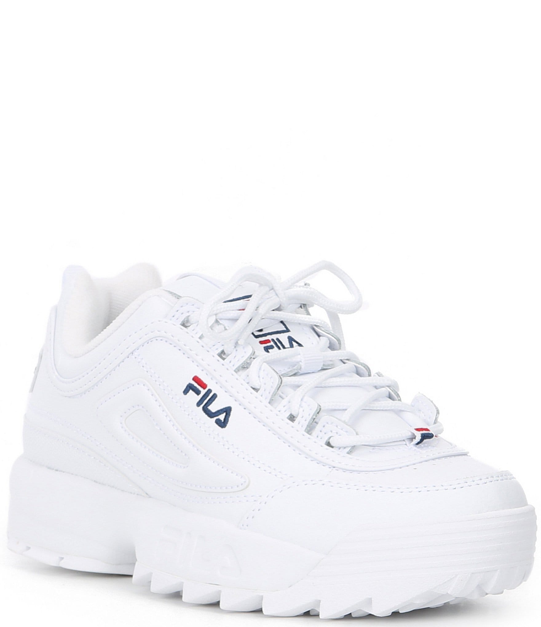 cheap white fila shoes