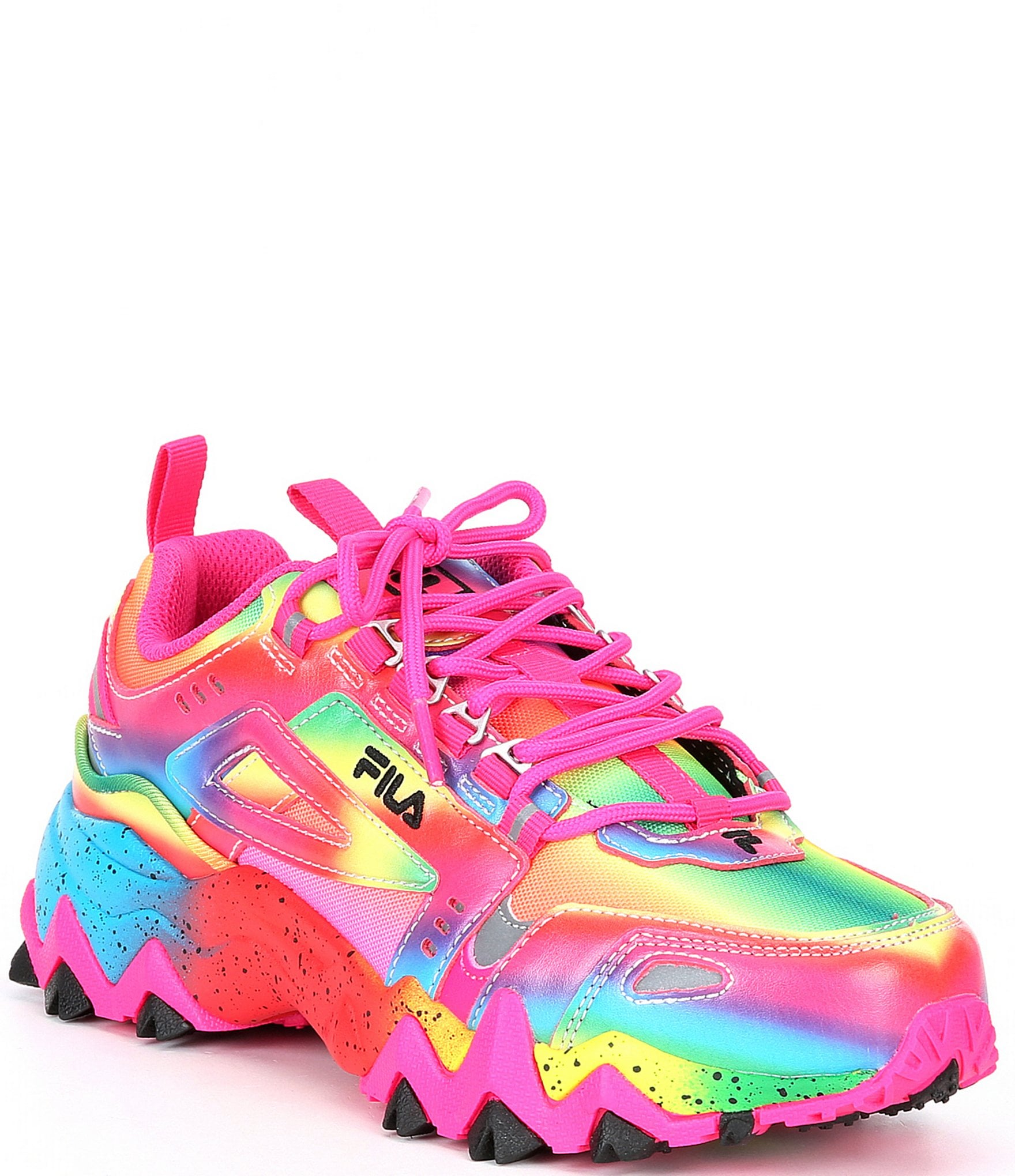 fortryde drøm Situation FILA Women's Oakmont TR Rainbow Chunky Platform Sneakers | Dillard's