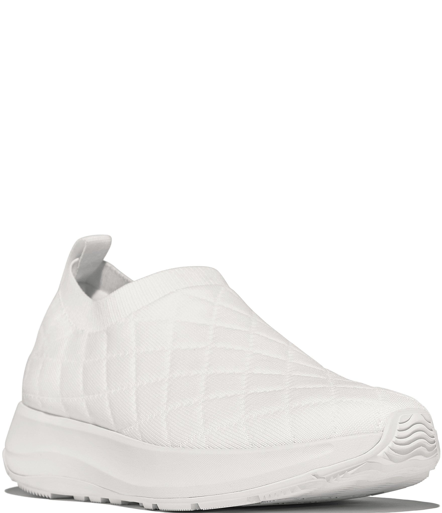 Fitflop F-Mode Flow Quilted Knit Slip On Sneakers