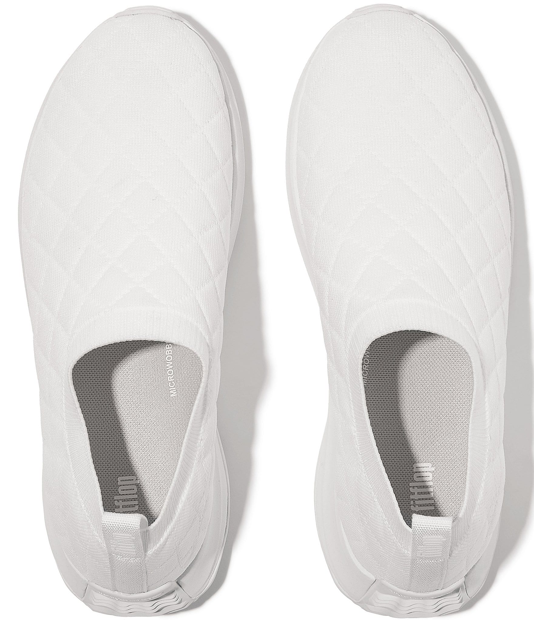 Fitflop F-Mode Flow Quilted Knit Slip On Sneakers