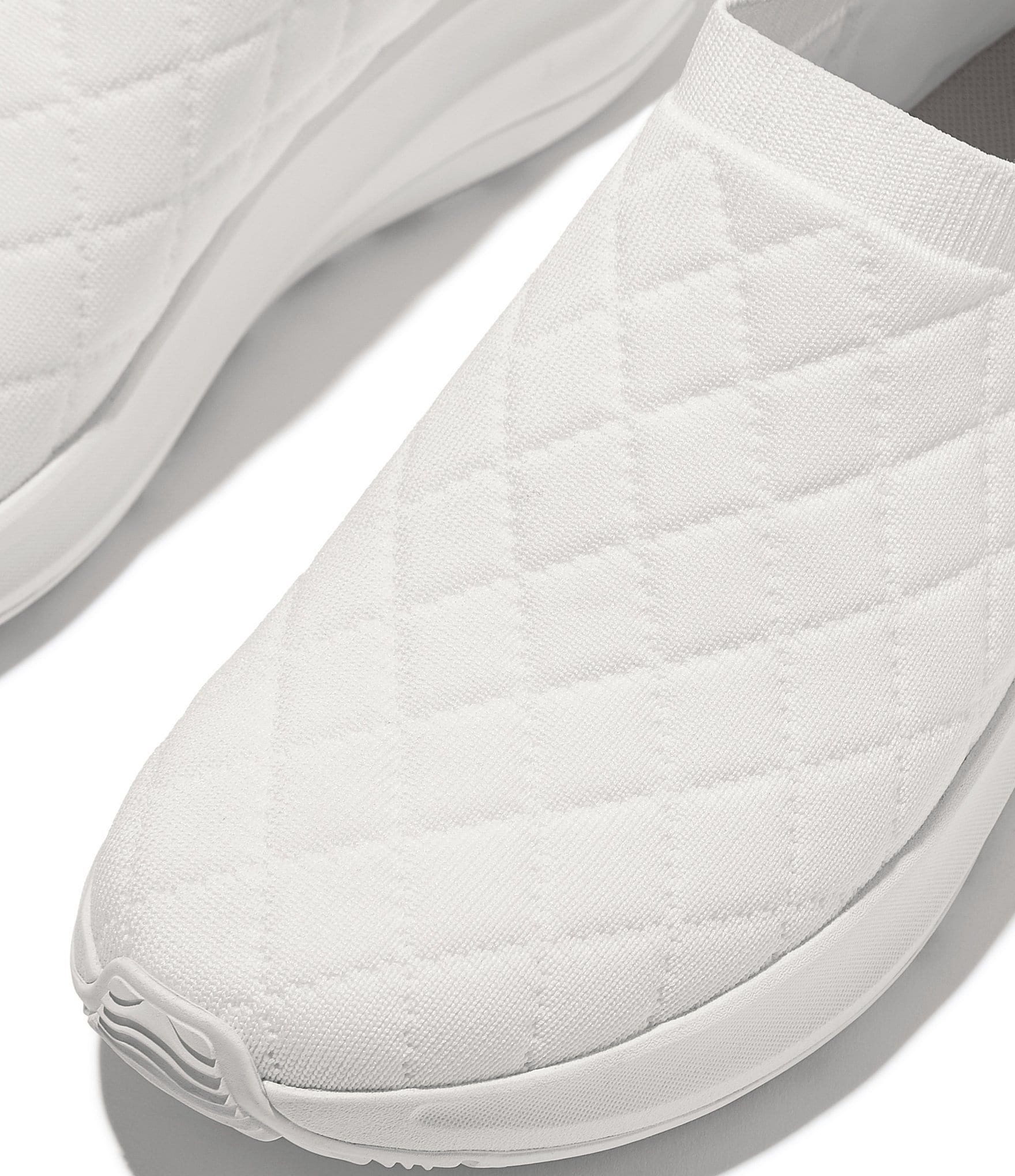Fitflop F-Mode Flow Quilted Knit Slip On Sneakers