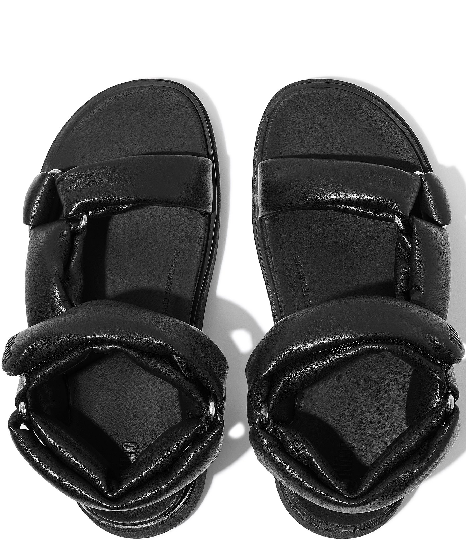 FitFlop Gen-FF Soft-Leather Back-Strap Wedge Sandals