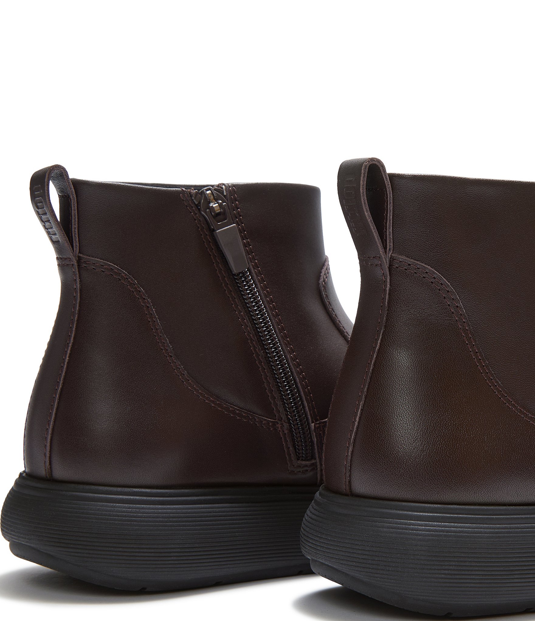 FitFlop iQ-ComFF Leather Zip Ankle Boots